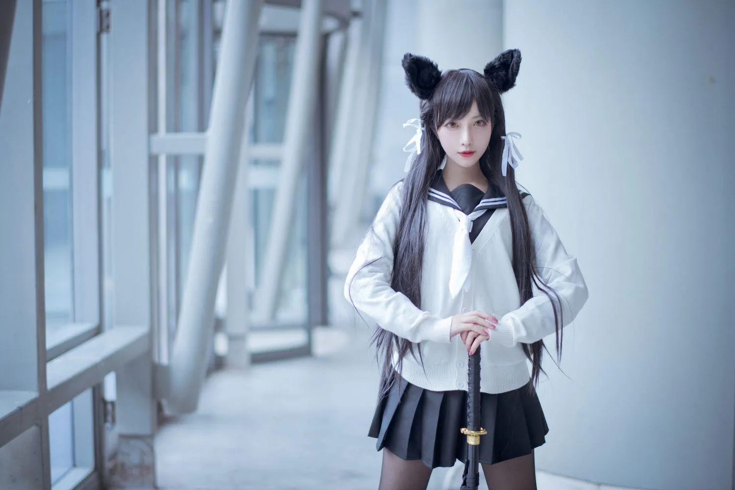 Shika小鹿鹿 – NO.14 爱宕制服 [50P]插图2