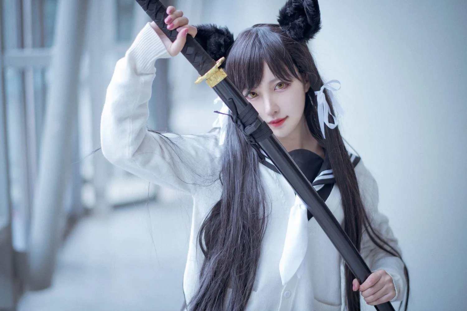 Shika小鹿鹿 – NO.14 爱宕制服 [50P]插图3
