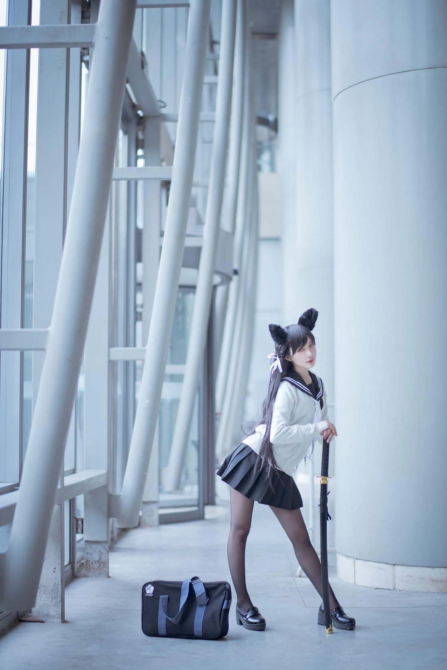Shika小鹿鹿 – NO.14 爱宕制服 [50P]插图4
