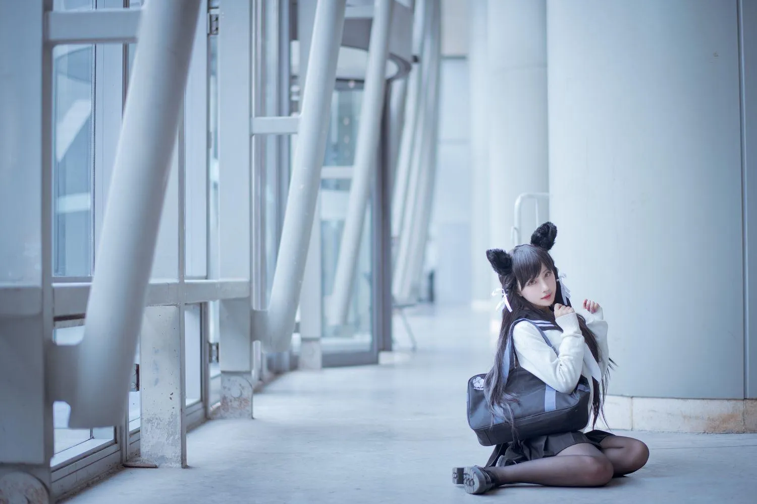 Shika小鹿鹿 – NO.14 爱宕制服 [50P]插图5
