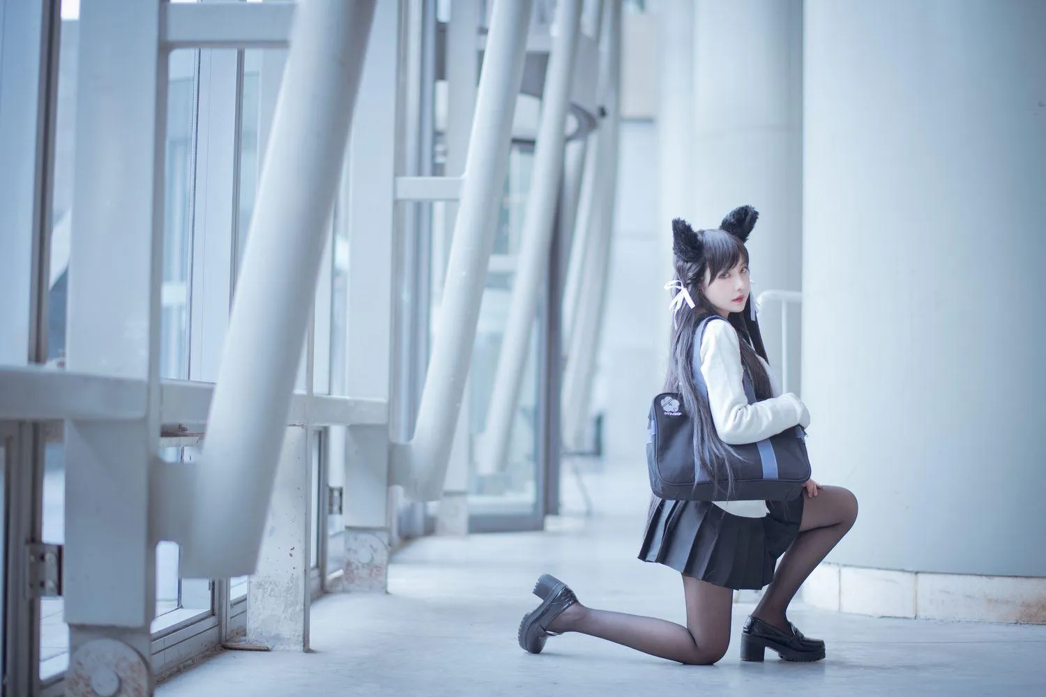 Shika小鹿鹿 – NO.14 爱宕制服 [50P]插图6
