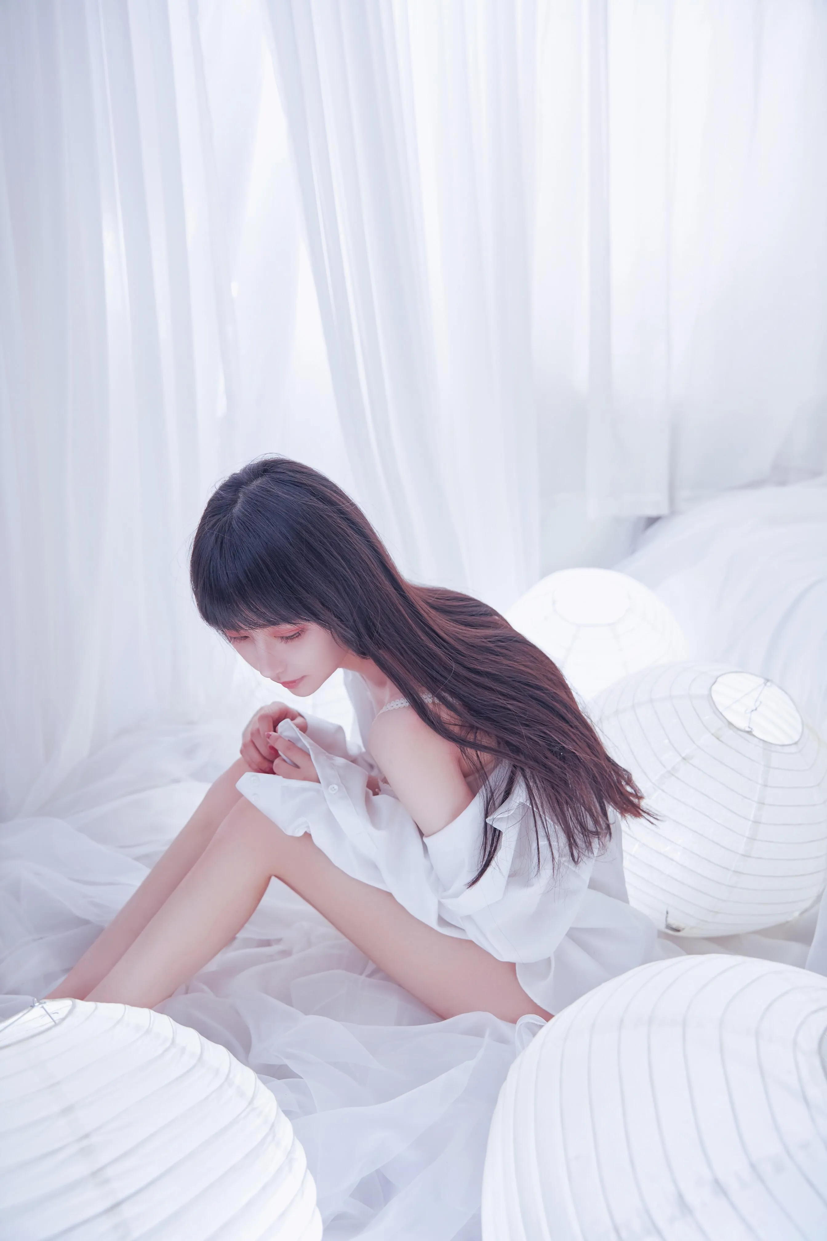 Shika小鹿鹿 – NO.19 纯白 [18P]插图6