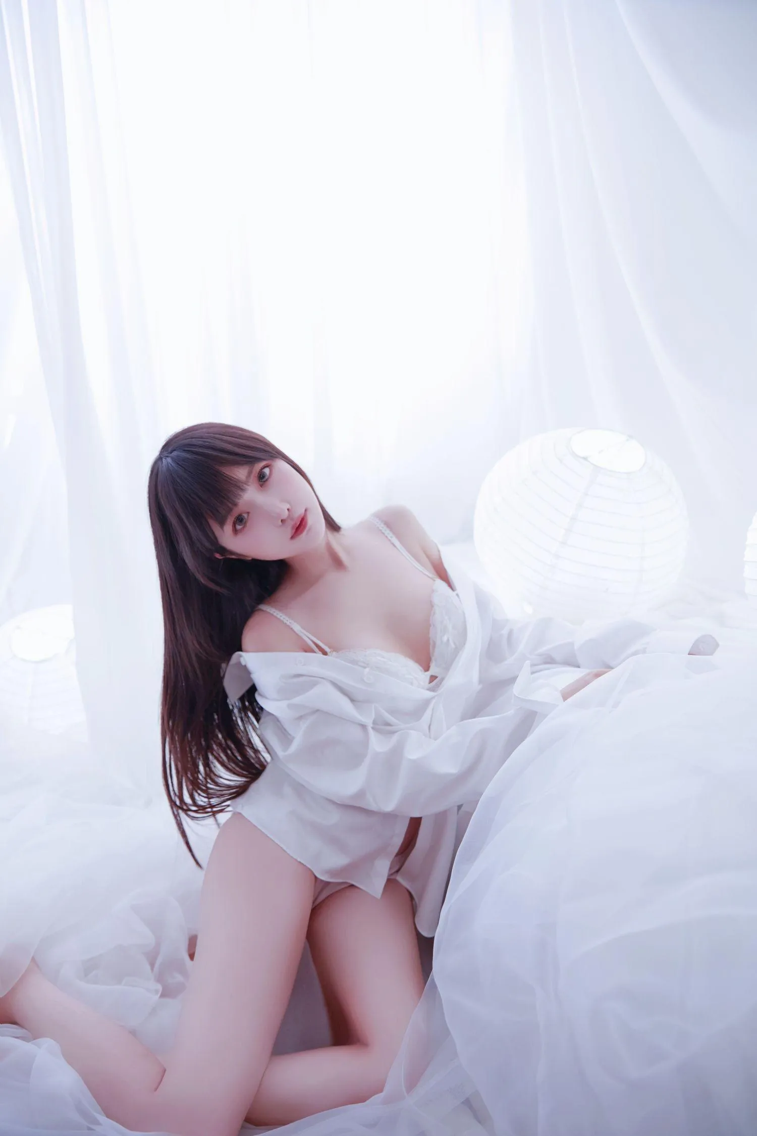 Shika小鹿鹿 – NO.19 纯白 [18P]插图3