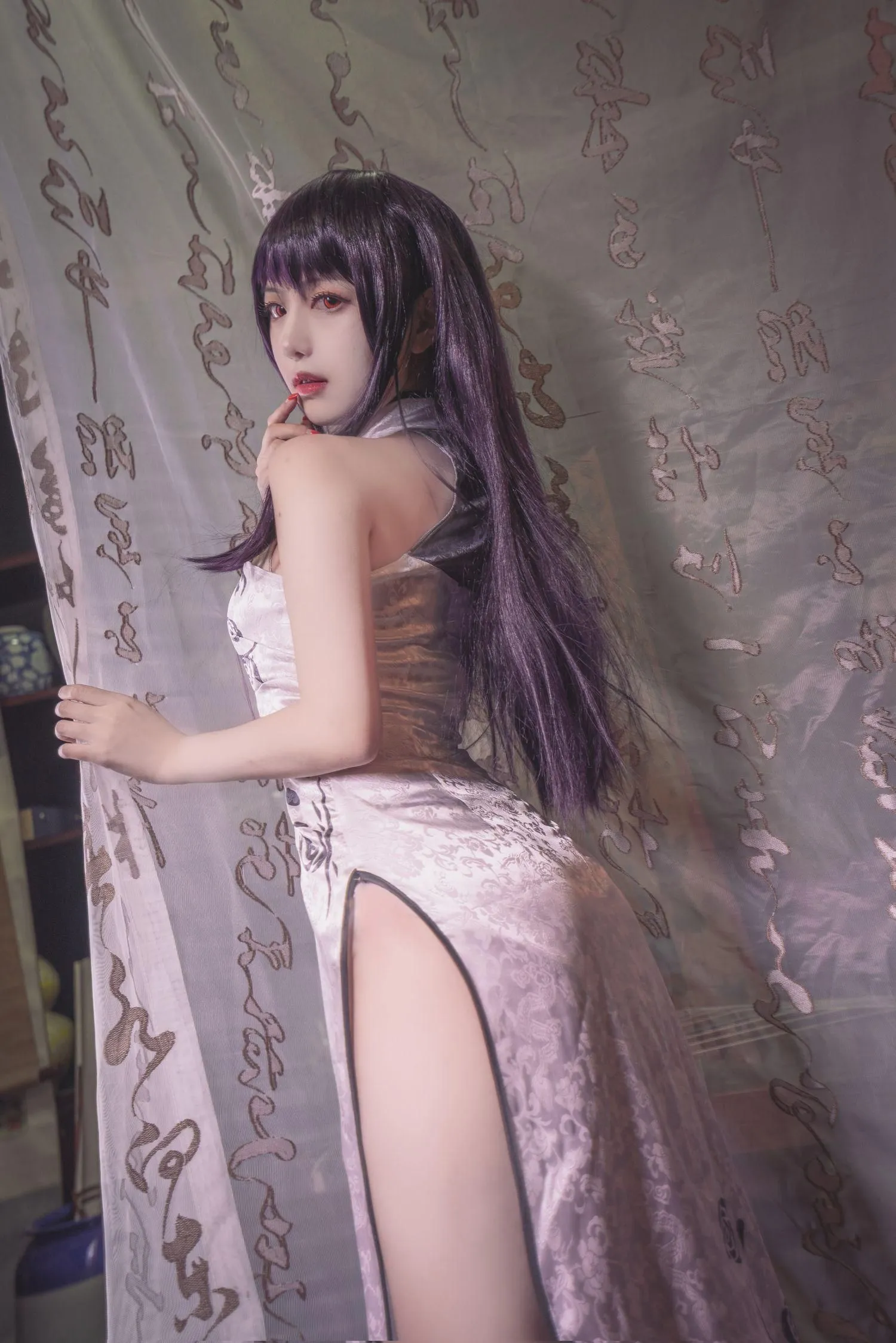 Shika小鹿鹿 – NO.45 学姐旗袍 [13P]插图5