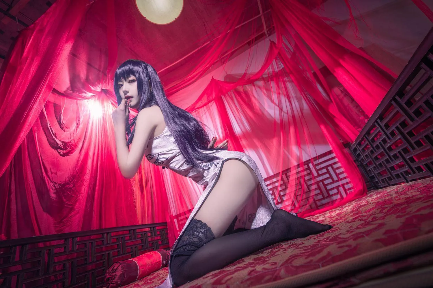 Shika小鹿鹿 – NO.45 学姐旗袍 [13P]插图9