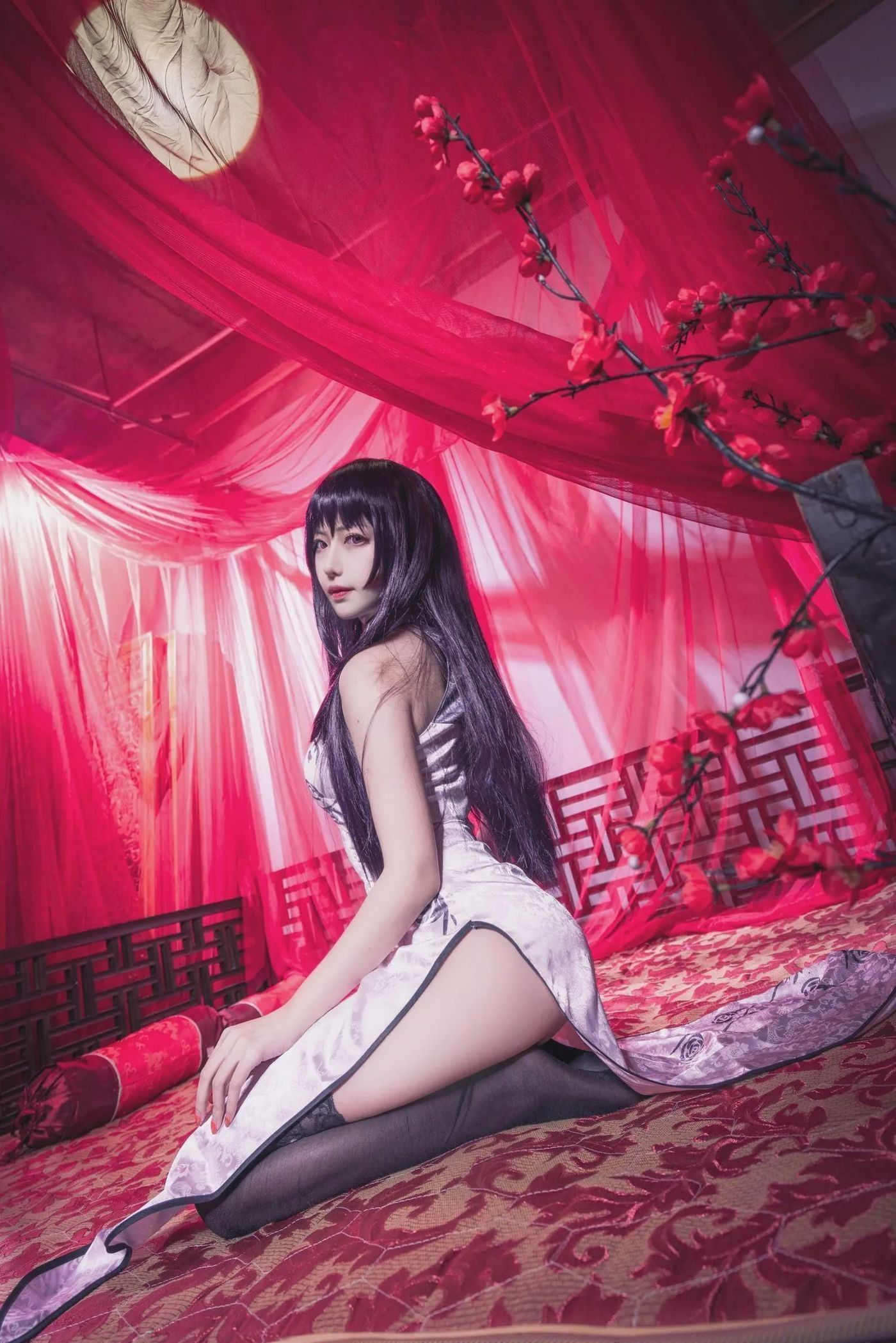 Shika小鹿鹿 – NO.45 学姐旗袍 [13P]插图