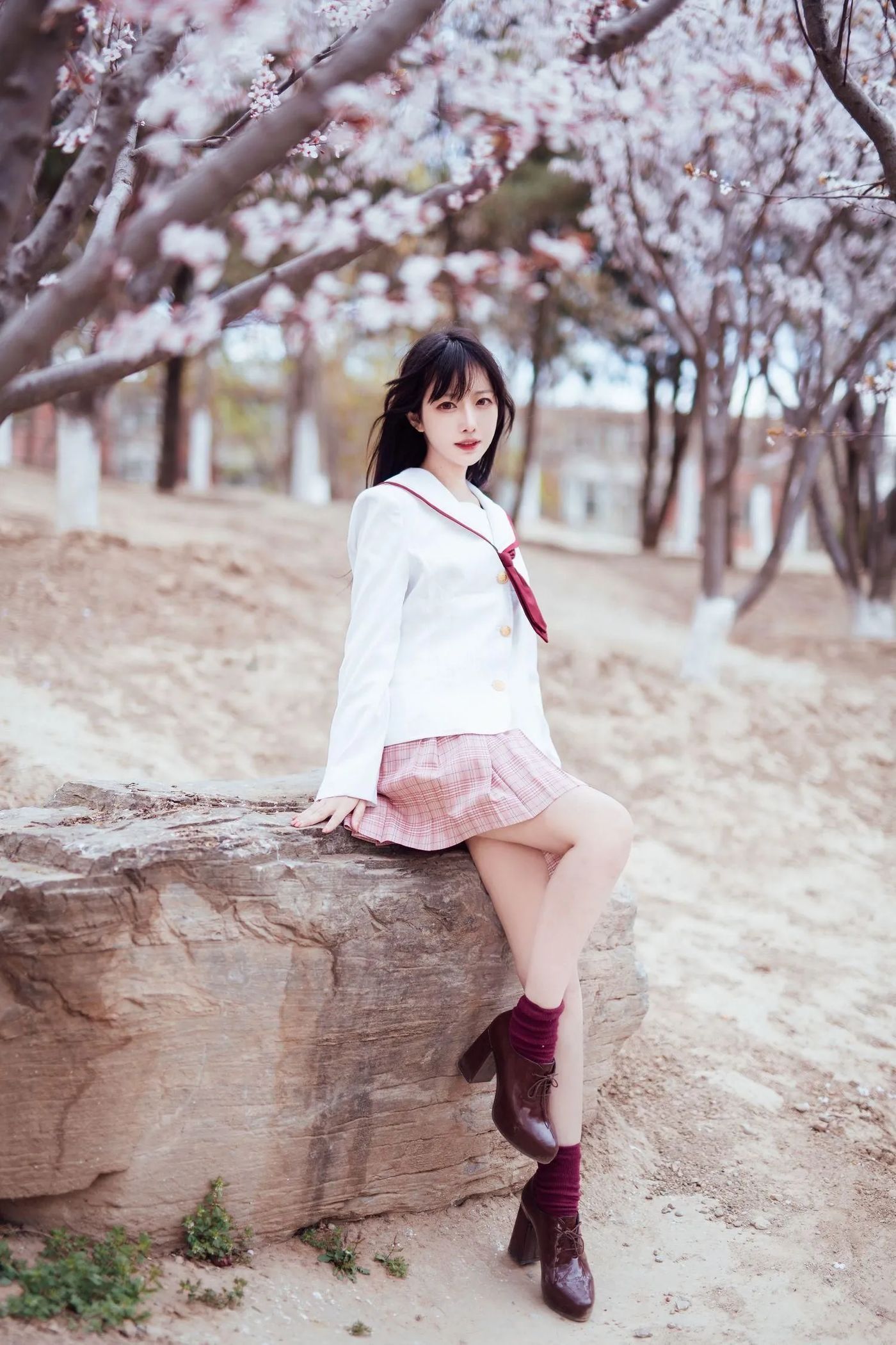 Shika小鹿鹿 – NO.47 樱花 [13P]插图2