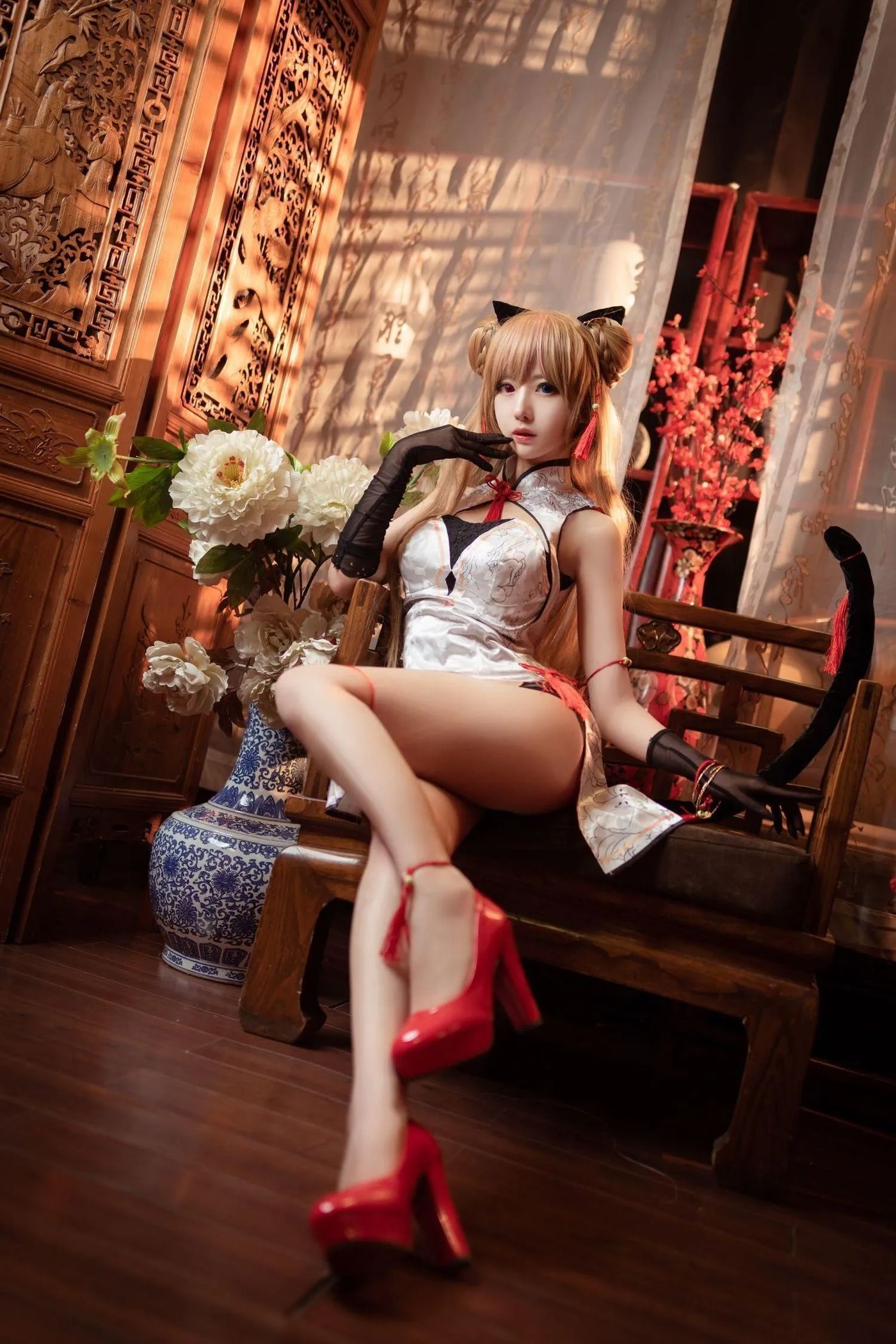 Shika小鹿鹿 – NO.55 蜂糖花 [20P]插图7