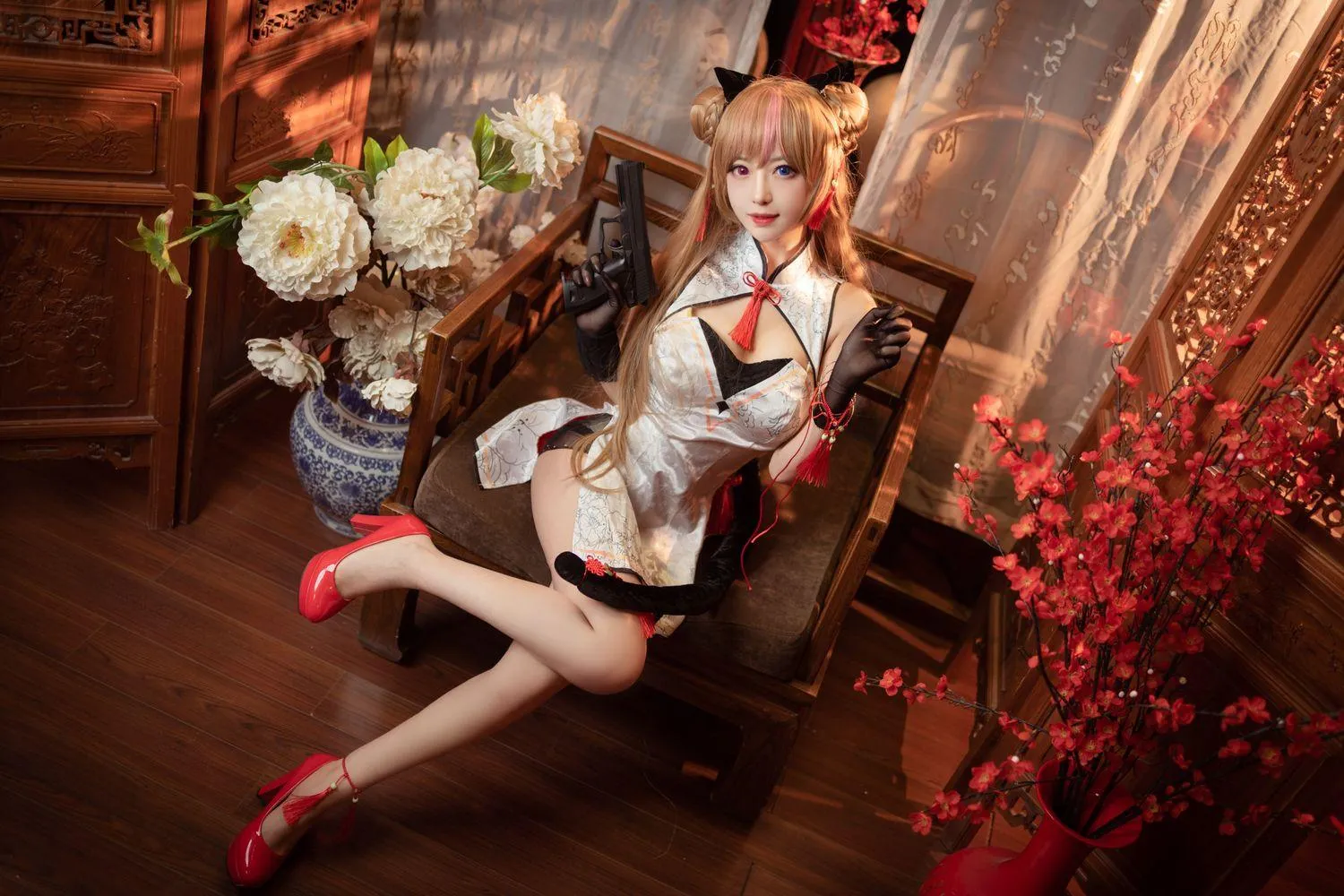 Shika小鹿鹿 – NO.55 蜂糖花 [20P]插图8