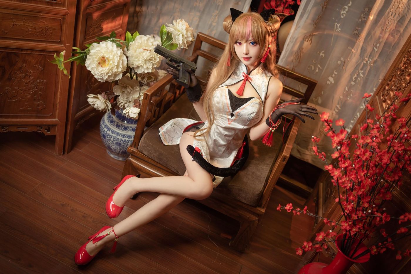 Shika小鹿鹿 – NO.55 蜂糖花 [20P]插图5