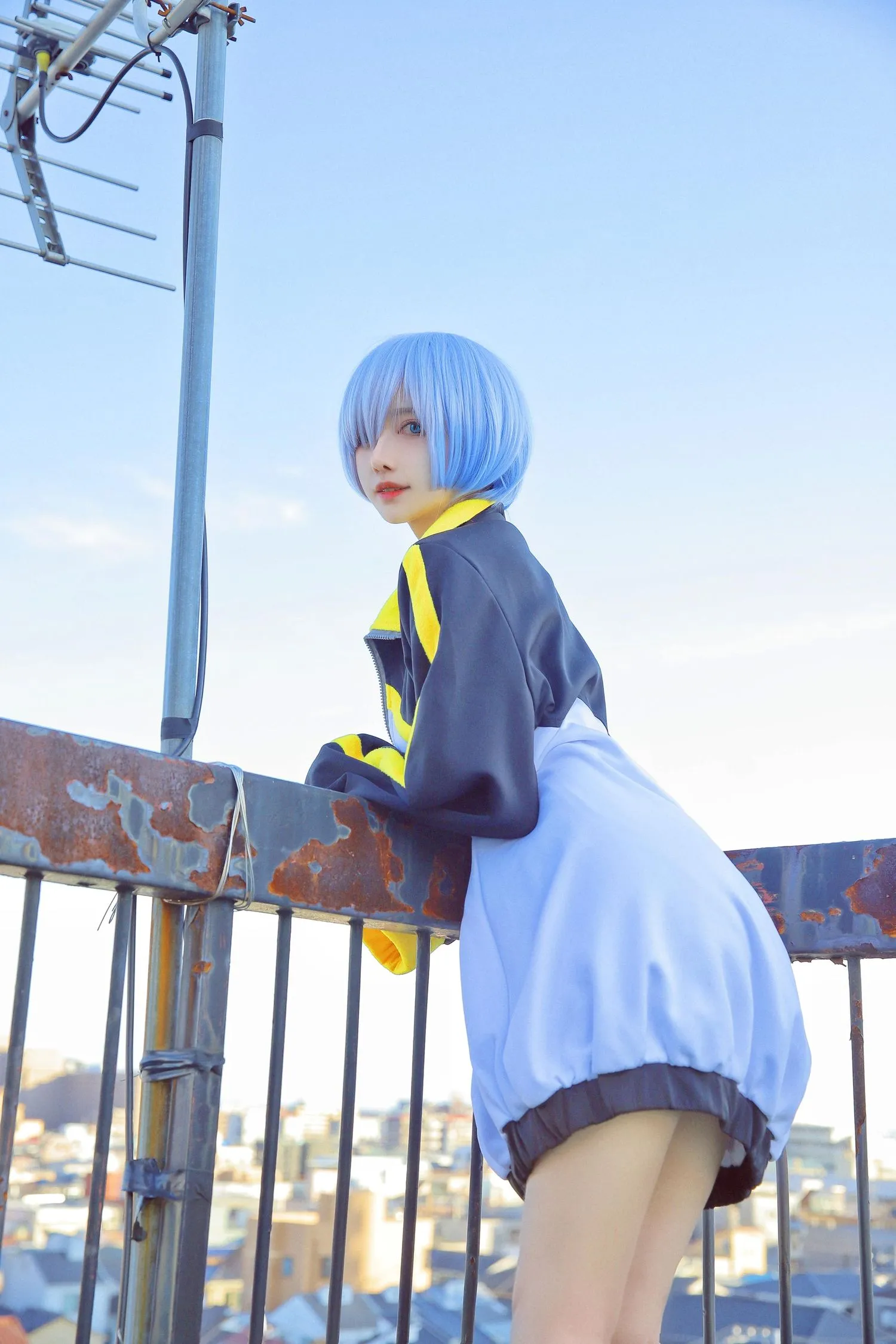 Shika小鹿鹿 – NO.57 蕾姆天台 [12P]插图5
