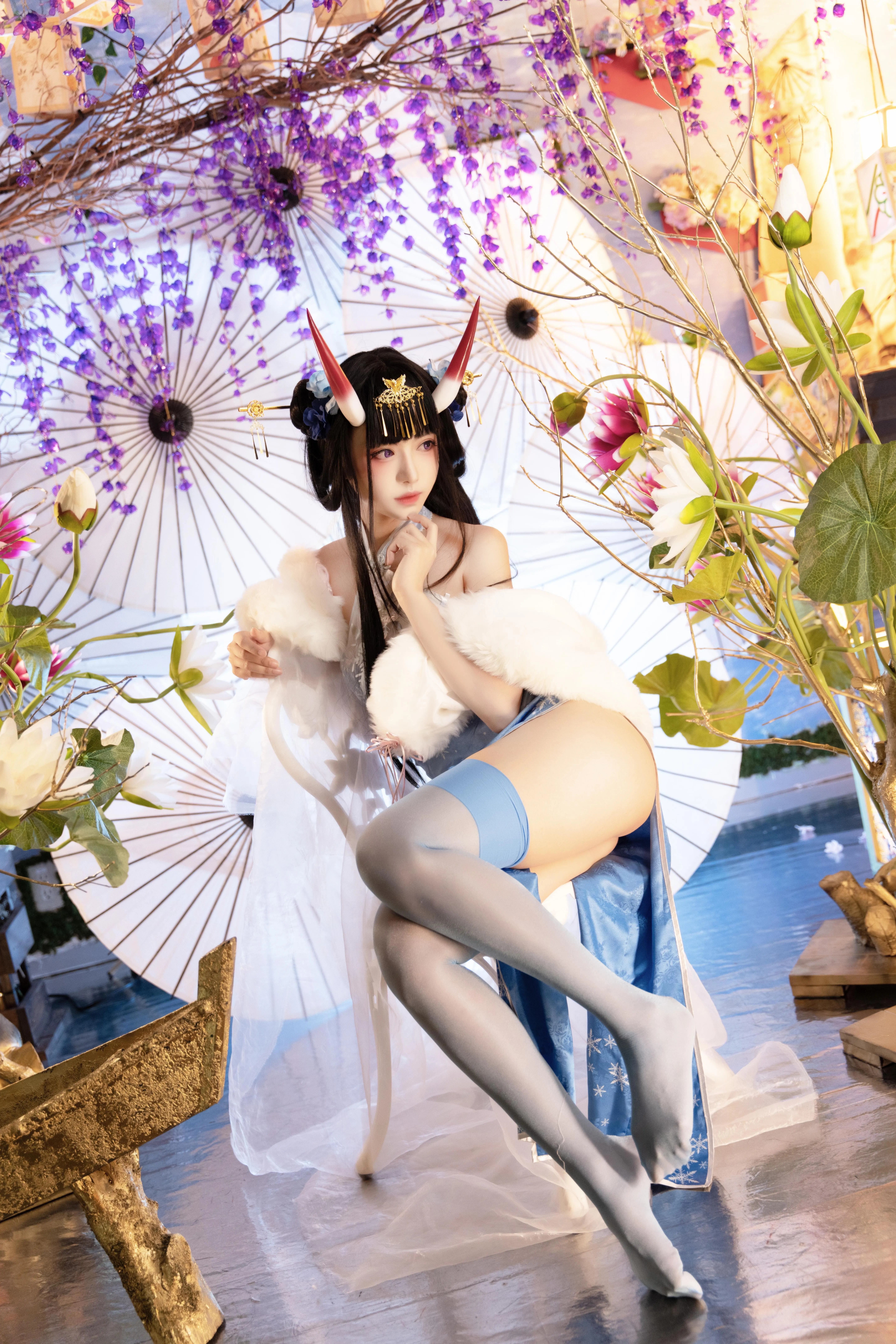 Shika小鹿鹿 – NO.75 能代旗袍 [19P]插图5