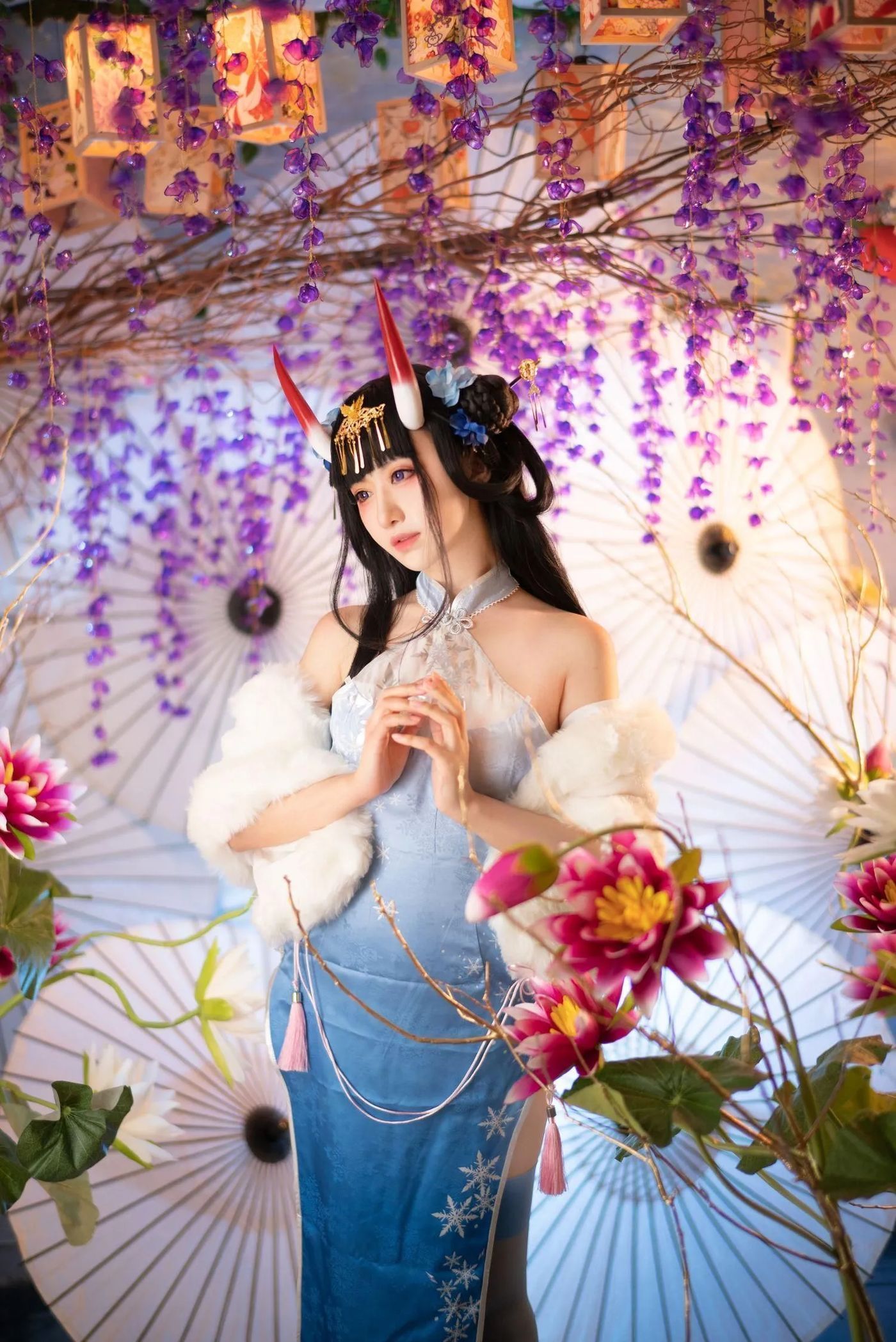 Shika小鹿鹿 – NO.75 能代旗袍 [19P]插图1