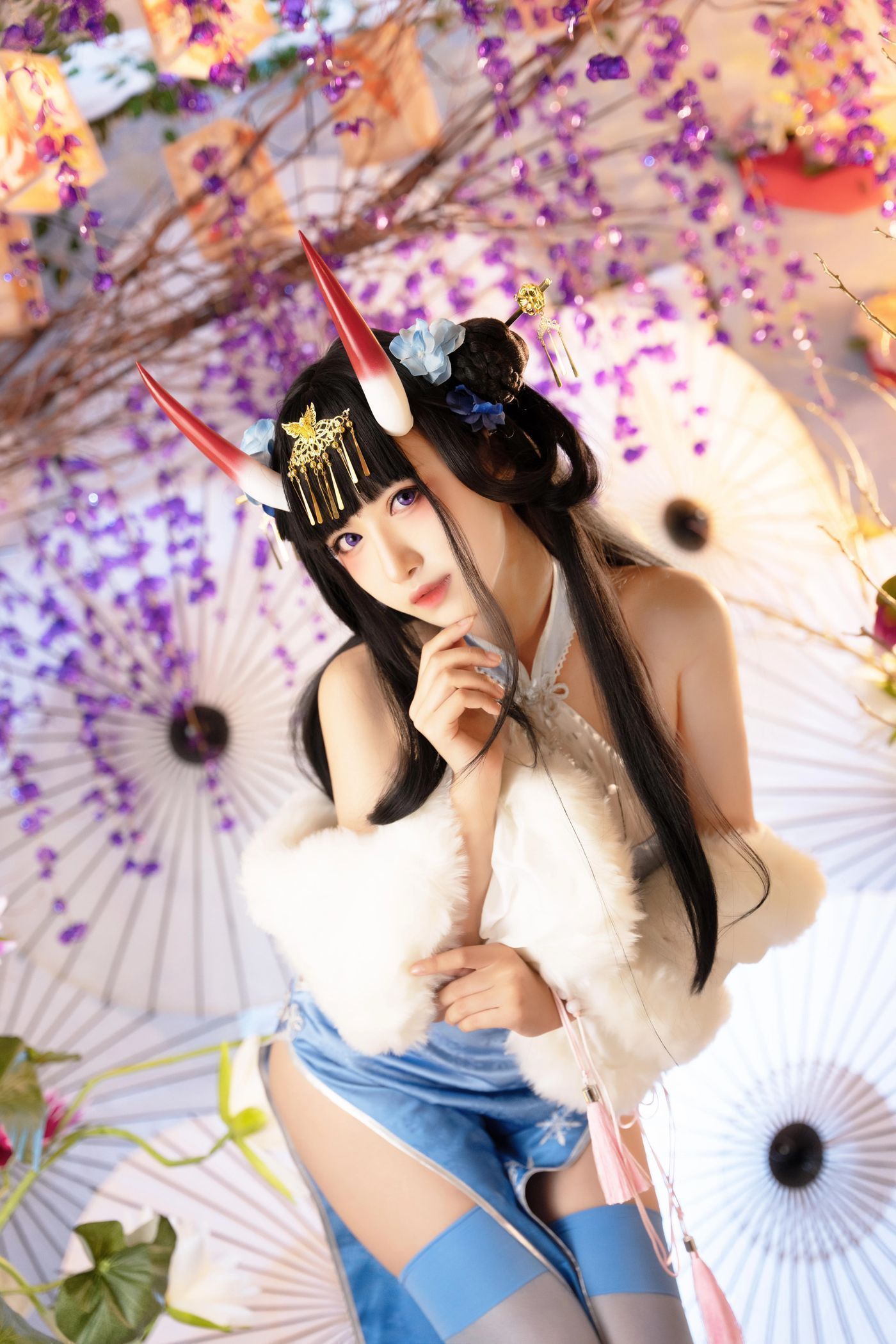 Shika小鹿鹿 – NO.75 能代旗袍 [19P]插图8
