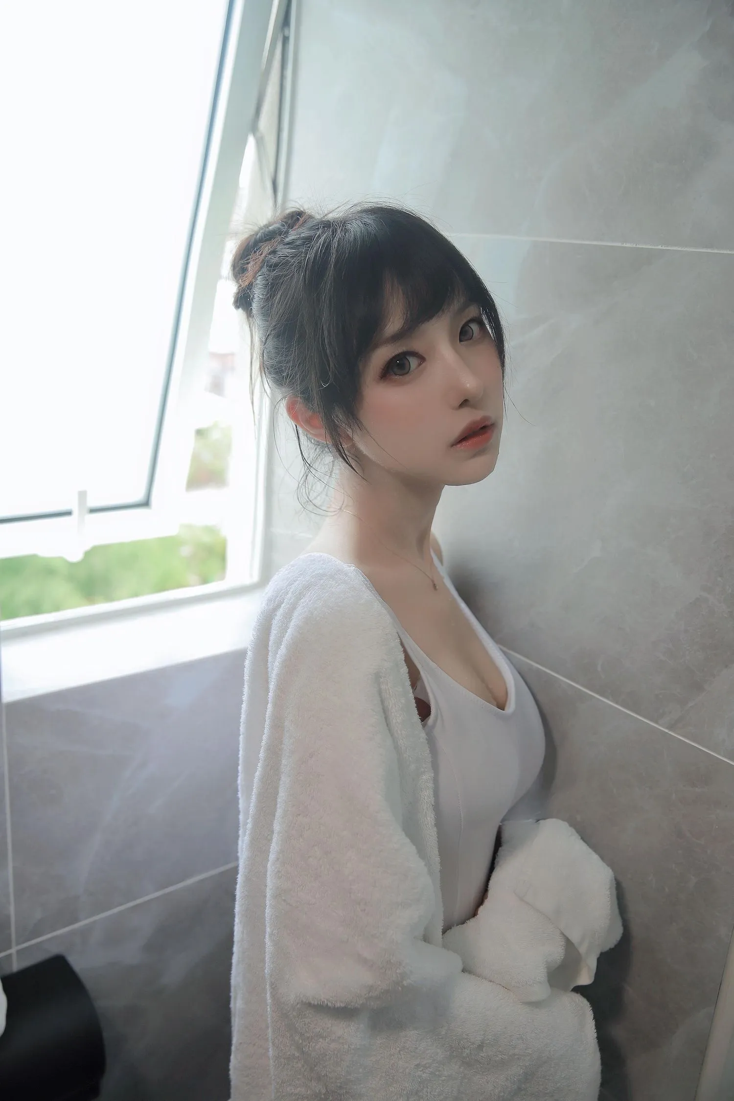 Shika小鹿鹿 – NO.81 半透浴室 [22P]插图4