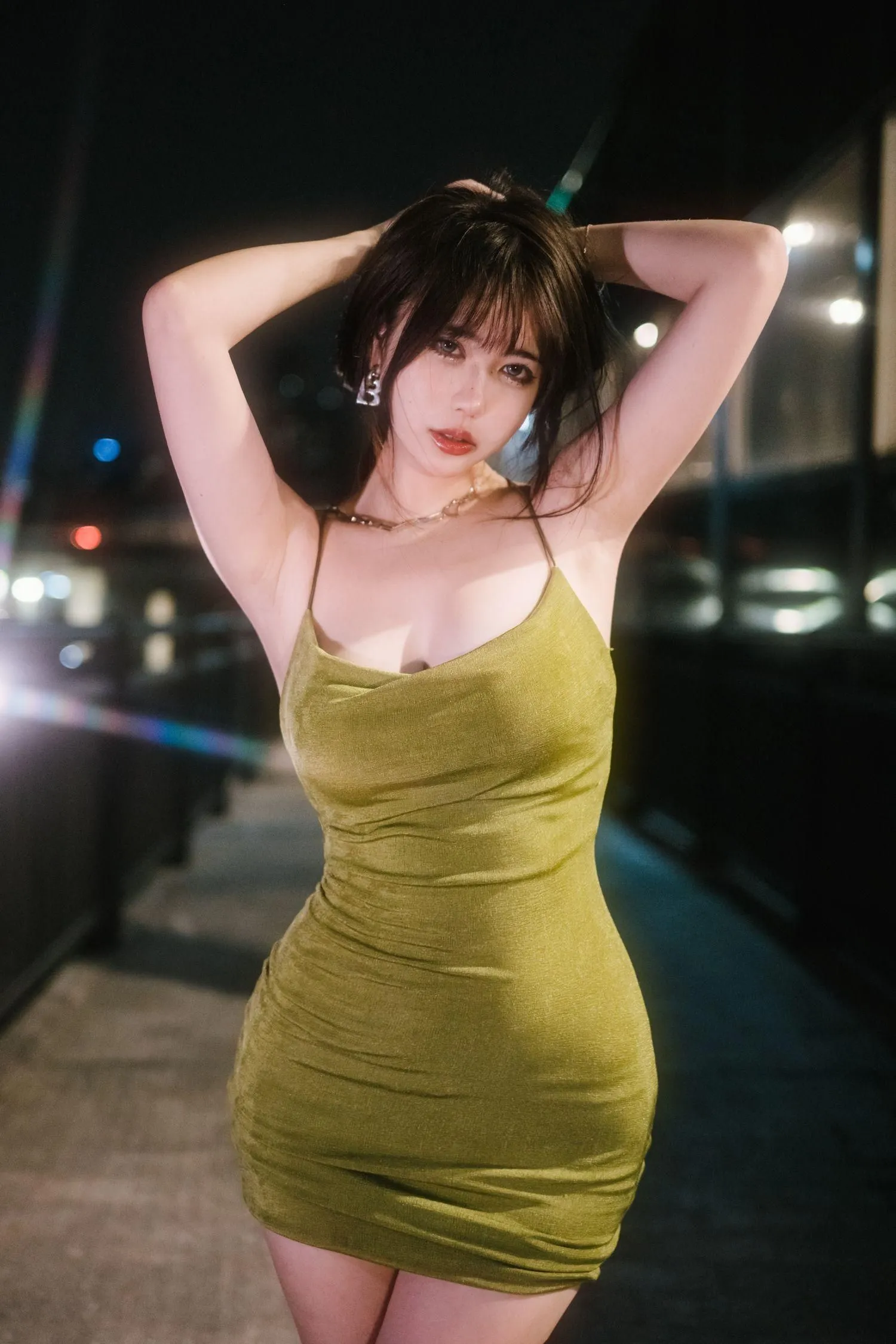 Tina很妖孽呀 – NO.07 绿色连衣裙 [35P]插图6