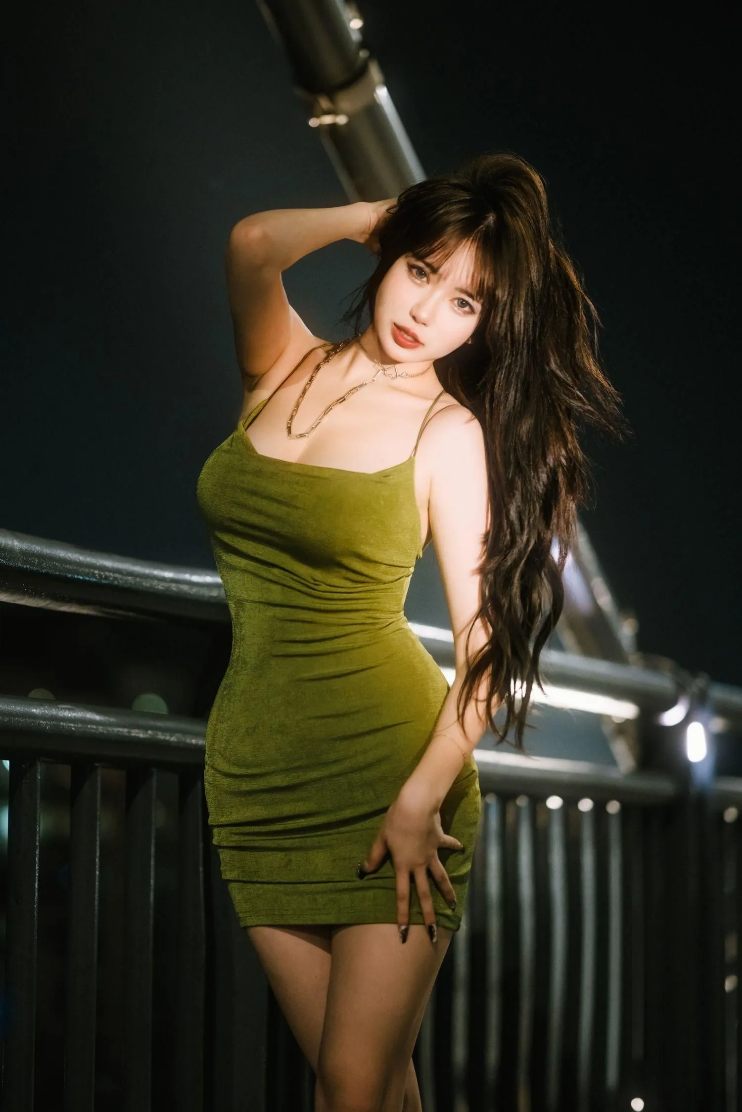Tina很妖孽呀 – NO.07 绿色连衣裙 [35P]插图8