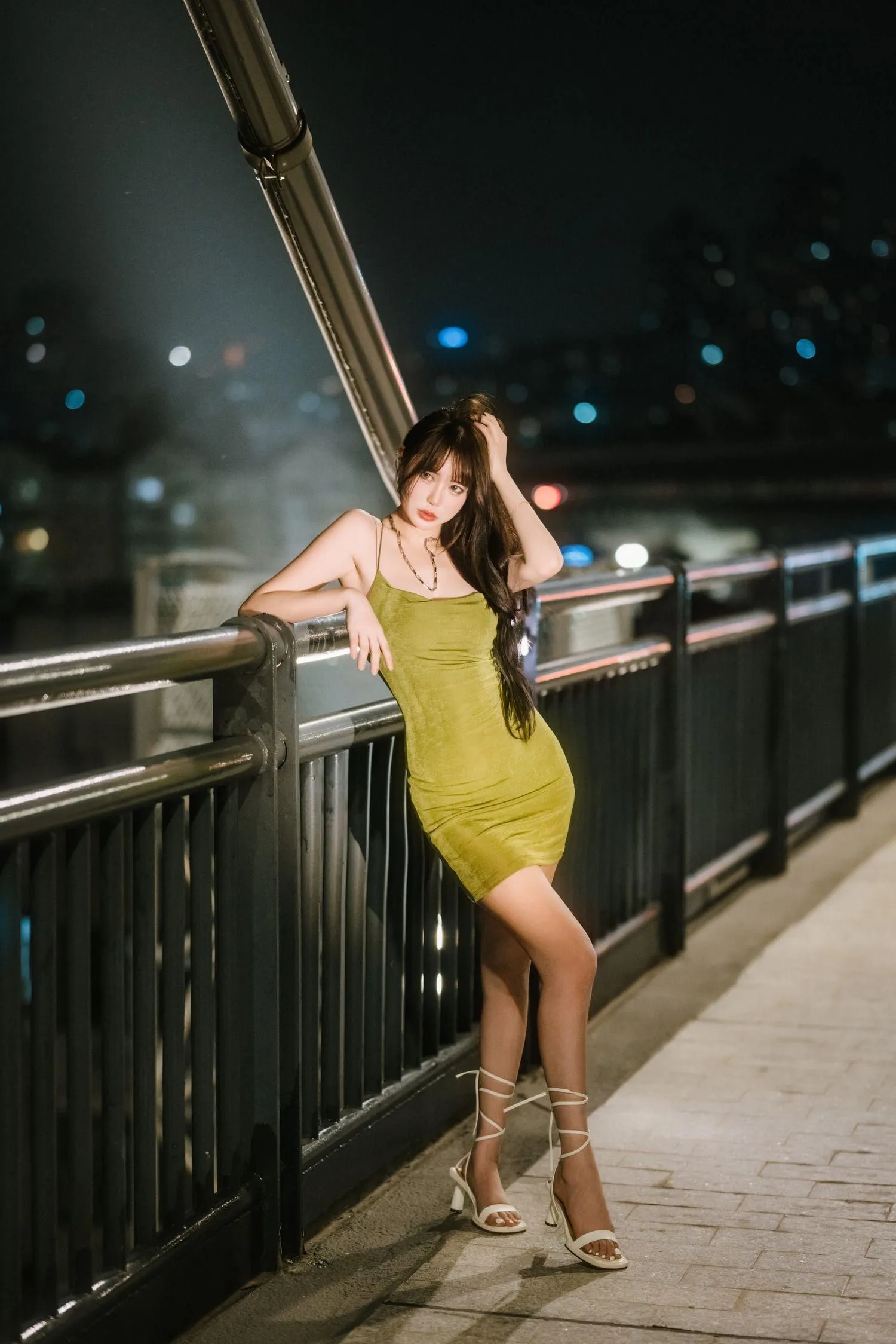 Tina很妖孽呀 – NO.07 绿色连衣裙 [35P]插图9
