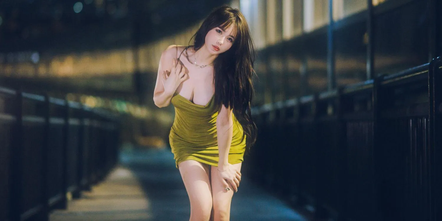 Tina很妖孽呀 – NO.07 绿色连衣裙 [35P]插图3