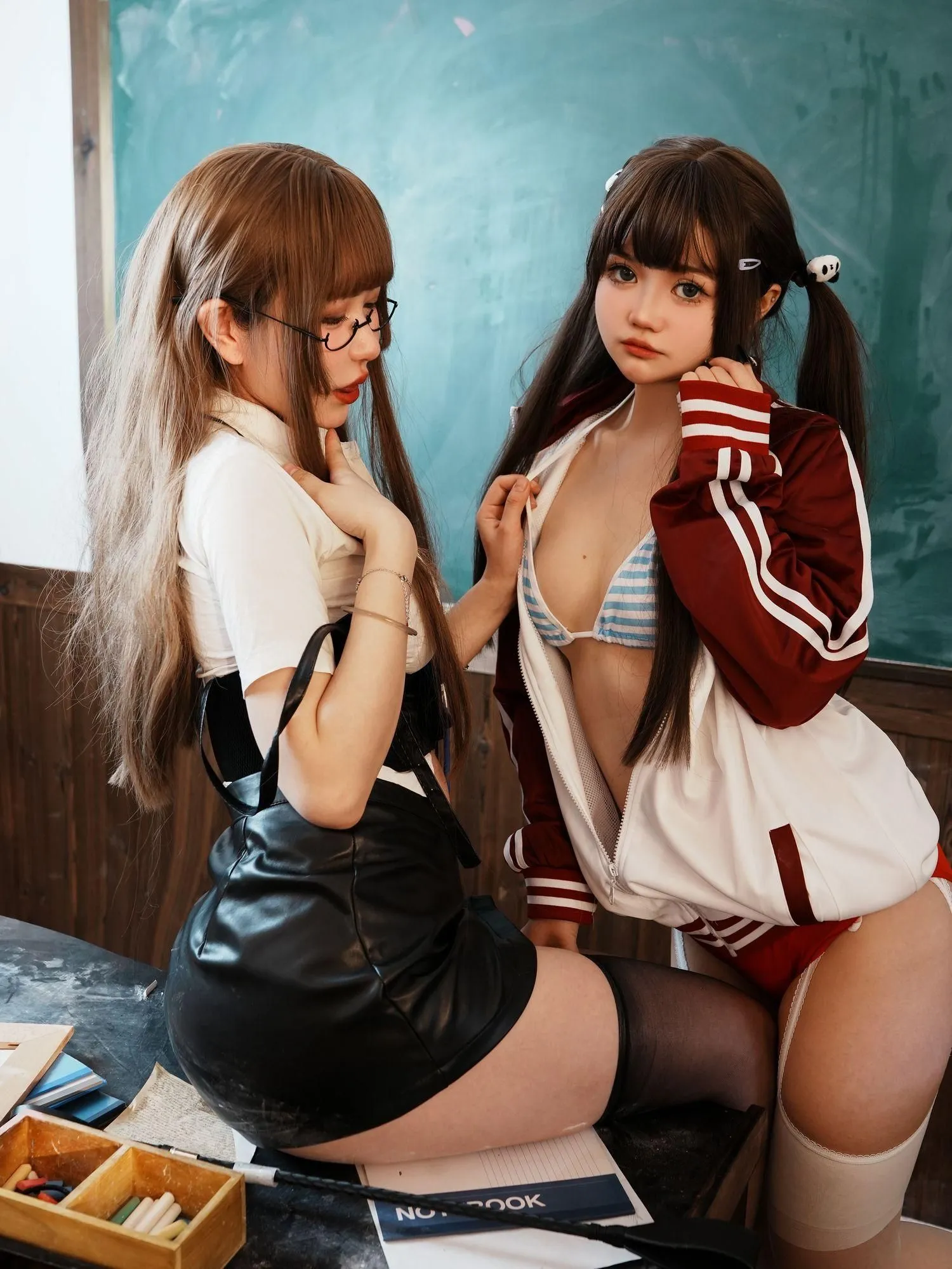 Tina很妖孽呀 – NO.17 双马尾X生与老师 [41P]插图7