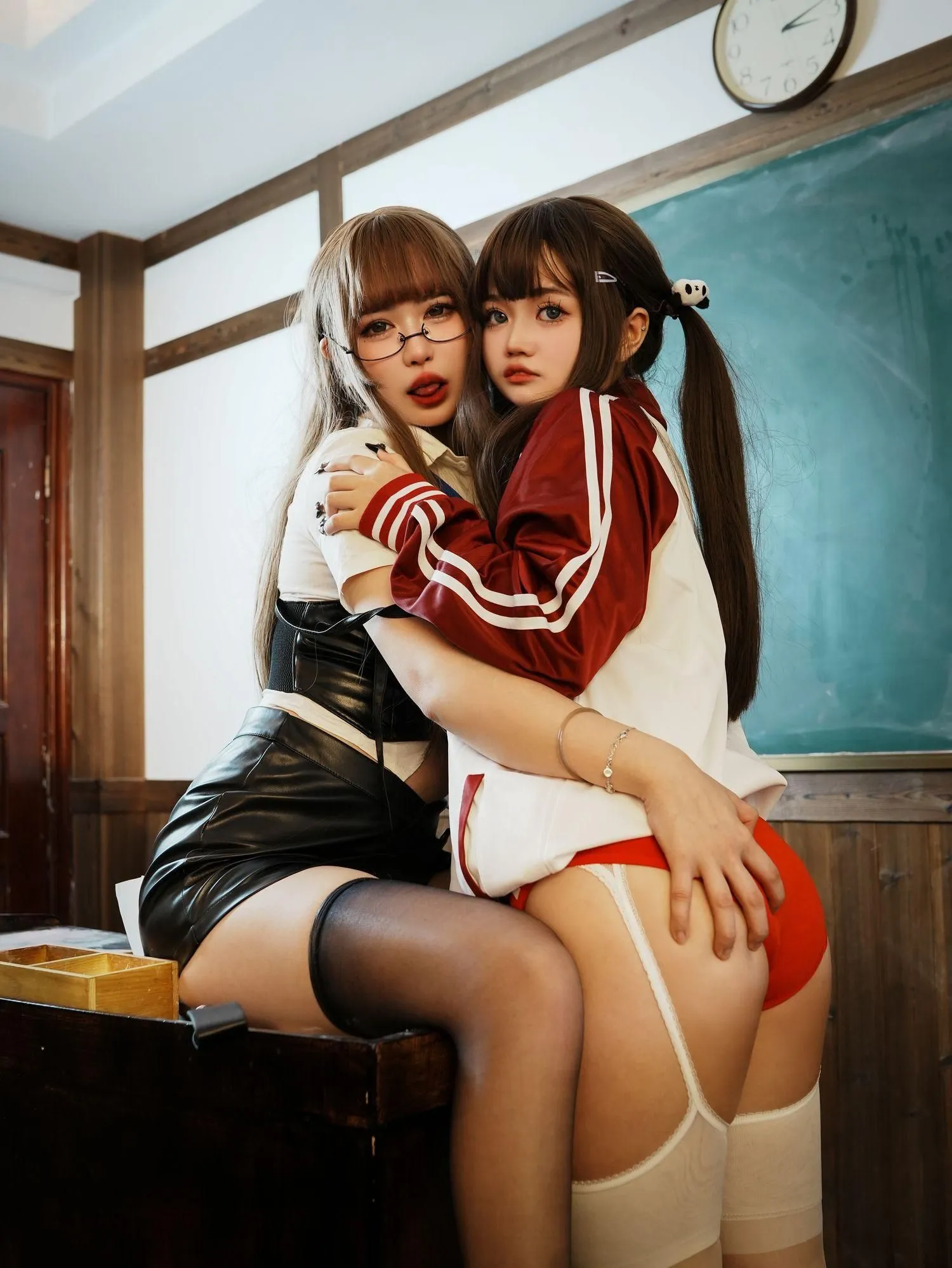 Tina很妖孽呀 – NO.17 双马尾X生与老师 [41P]插图9