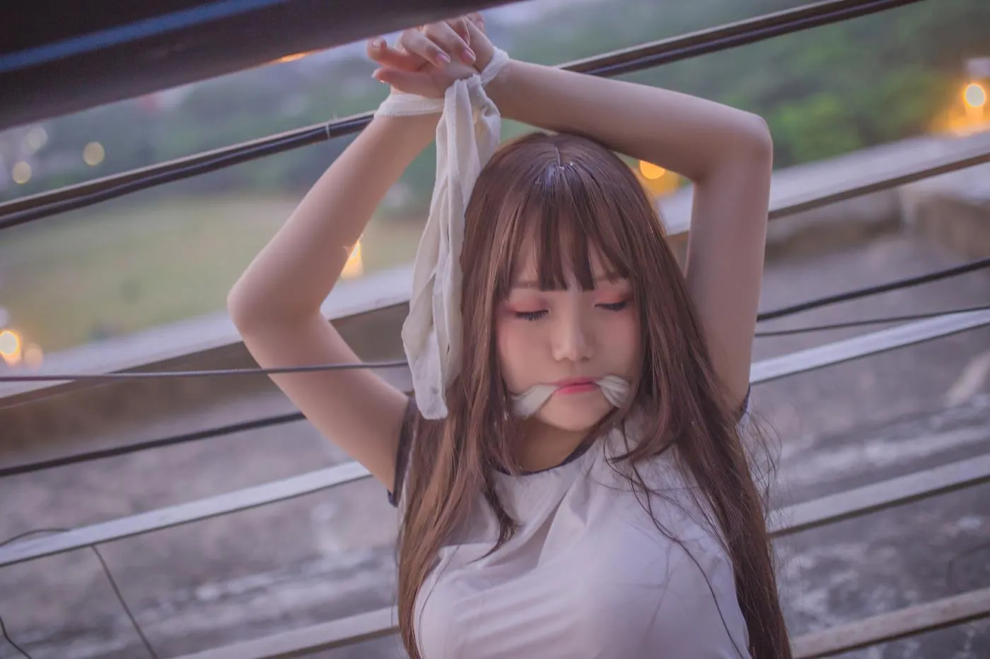 Yoko宅夏 – NO.02 白丝捆绑 [30P]插图5