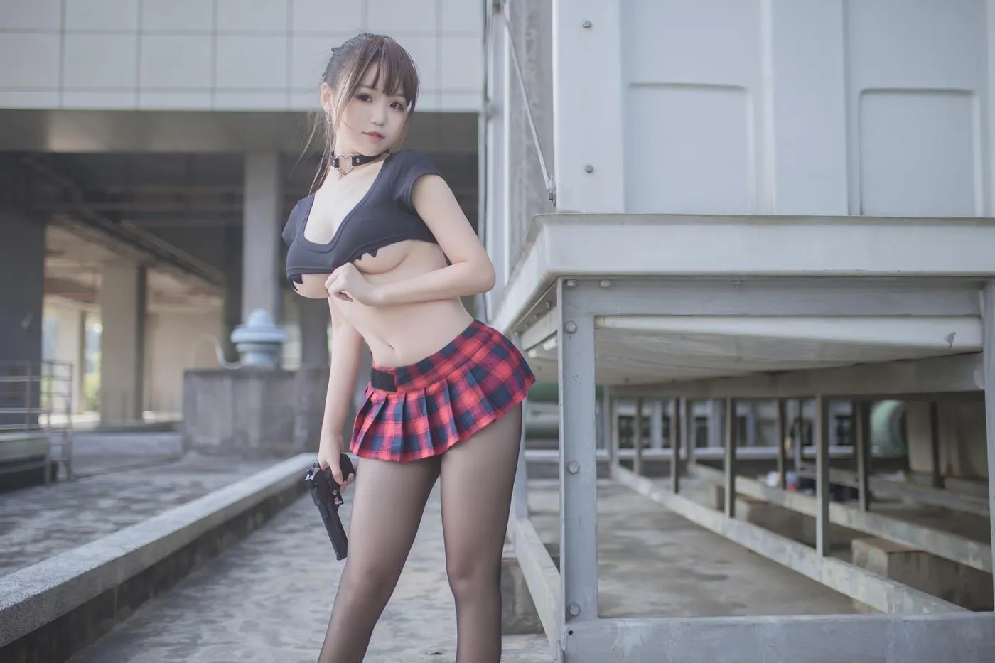 Yoko宅夏 – NO.04 红色格子 [32P]插图1