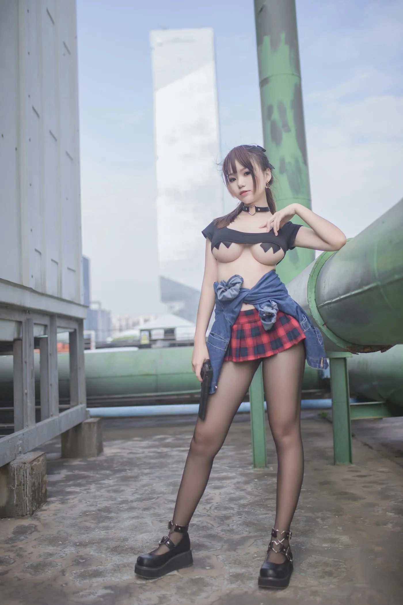 Yoko宅夏 – NO.04 红色格子 [32P]插图2