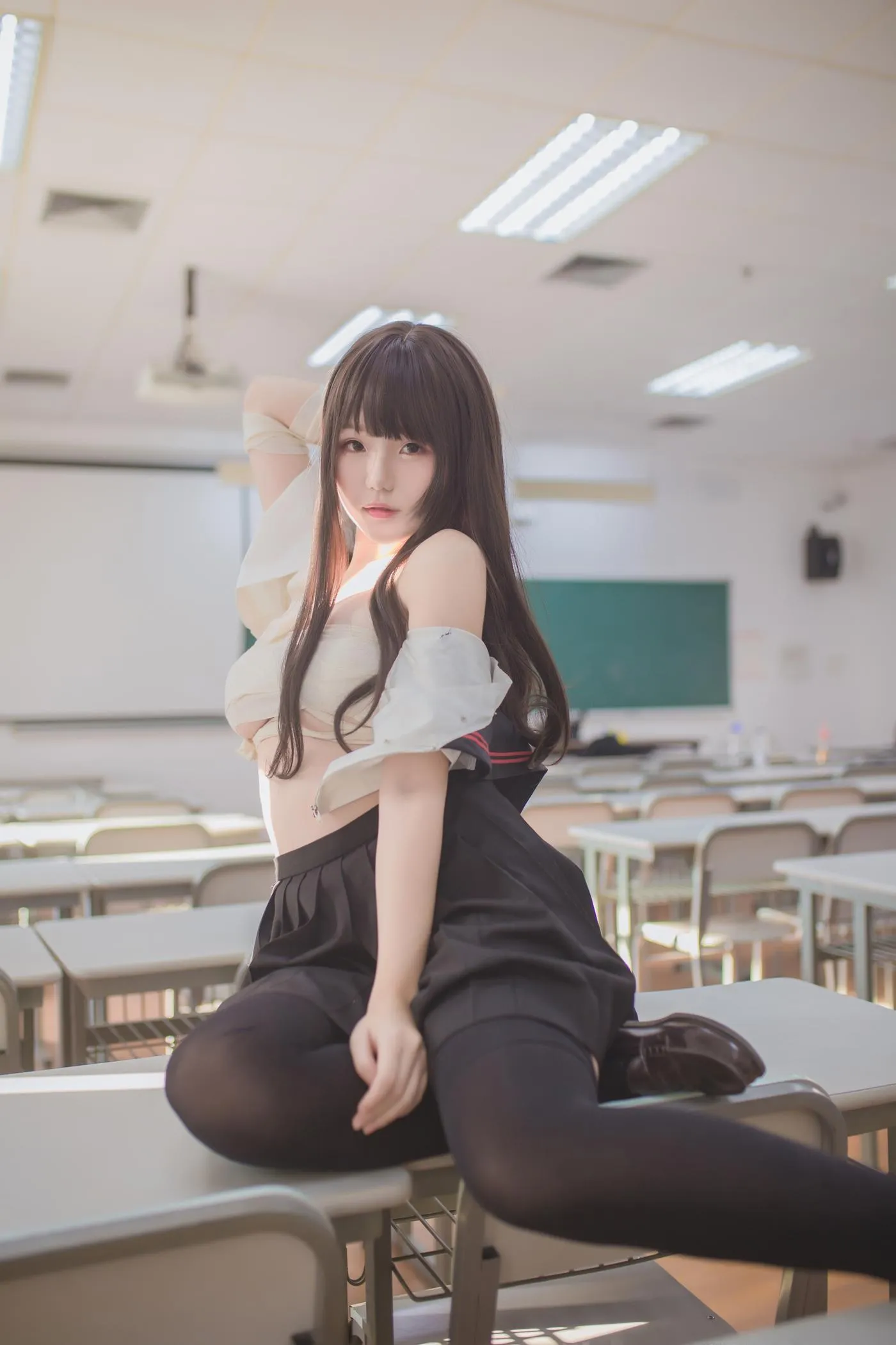Yoko宅夏-NO.03 黑丝JK [39P]插图4