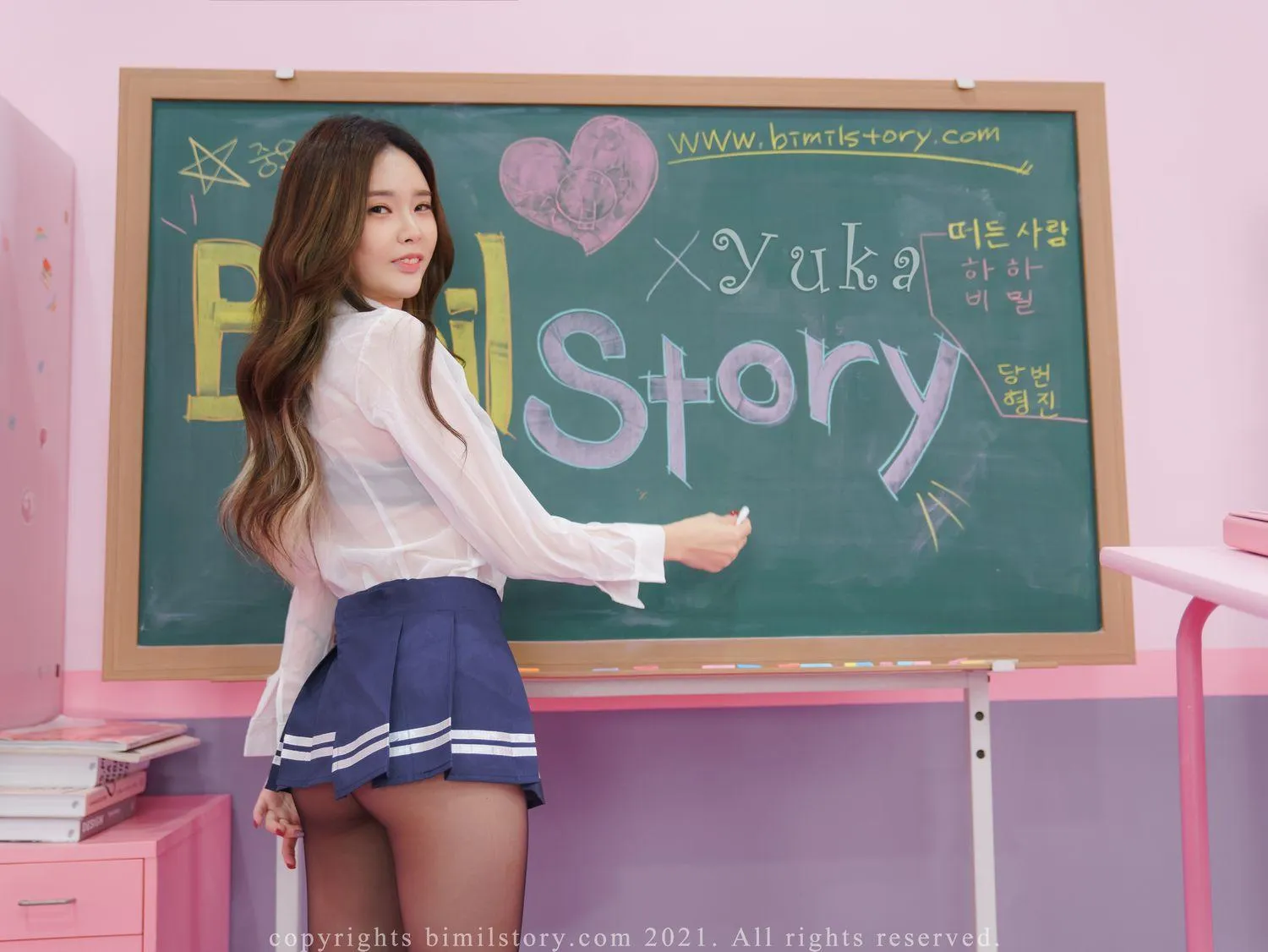 Yuka (유카) 010 [Bimilstory] Yuka is in Secret Class [89P]插图1