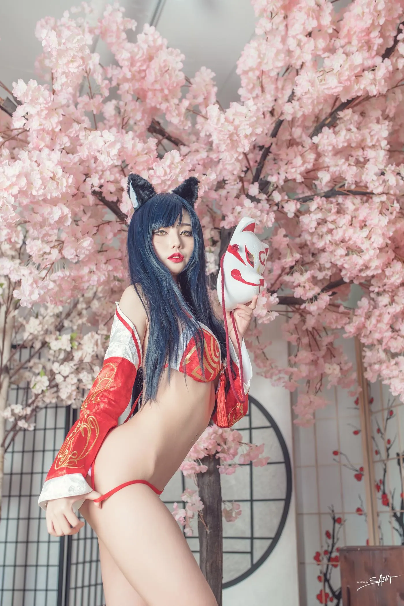 Yuna (윤아) – NO.07 [SAINT Photolife] Ahri [53P]插图7