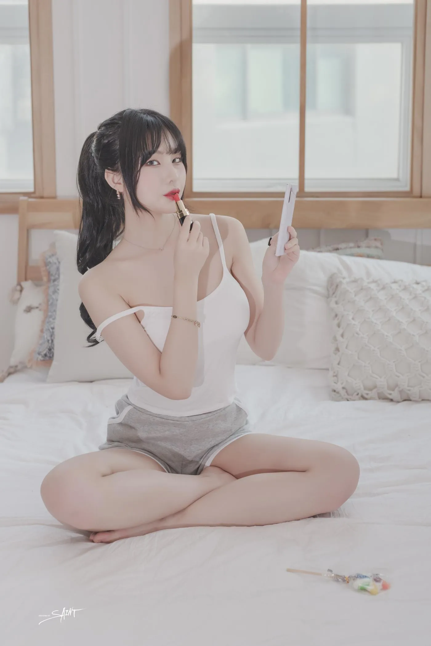 Yuna (윤아) – NO.17 [SAINT Photolife] No.11 – Love On Top [60P]插图8