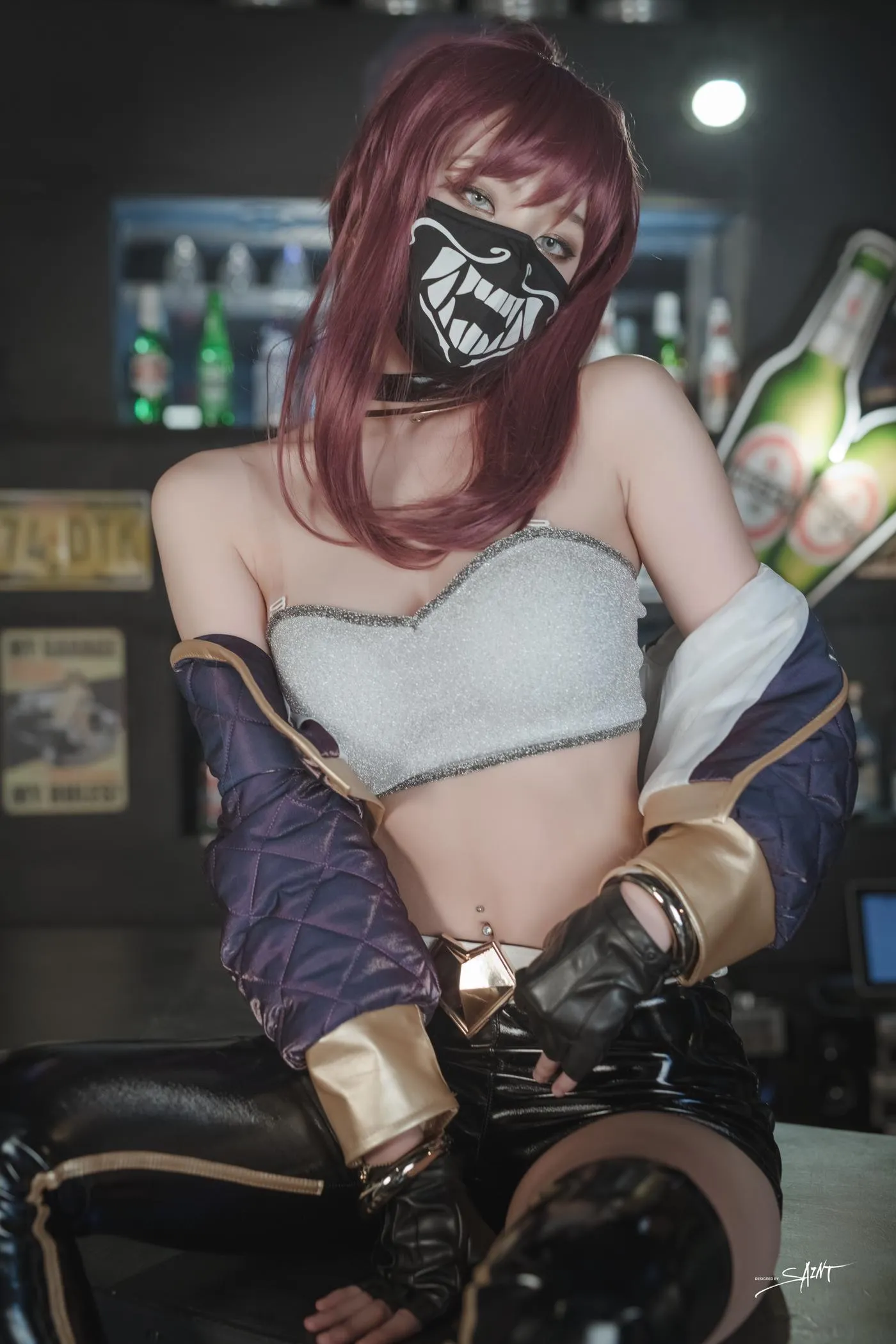 Yuna (윤아) – NO.18 [SAINT Photolife] Yuna\’s Cos Vol.04 KDA Akali & Nier Automata 2B [65P]插图5