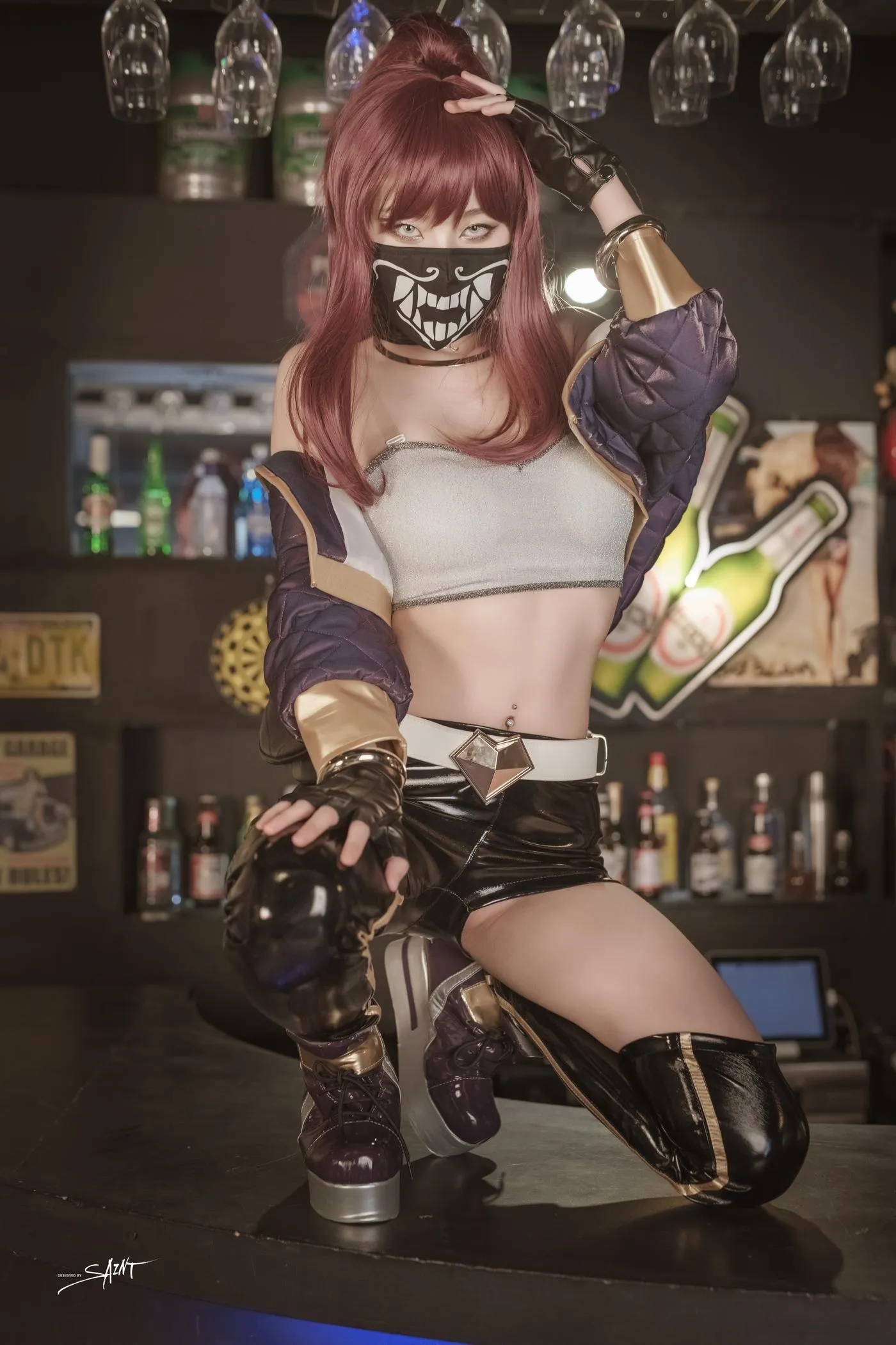 Yuna (윤아) – NO.18 [SAINT Photolife] Yuna\’s Cos Vol.04 KDA Akali & Nier Automata 2B [65P]插图6