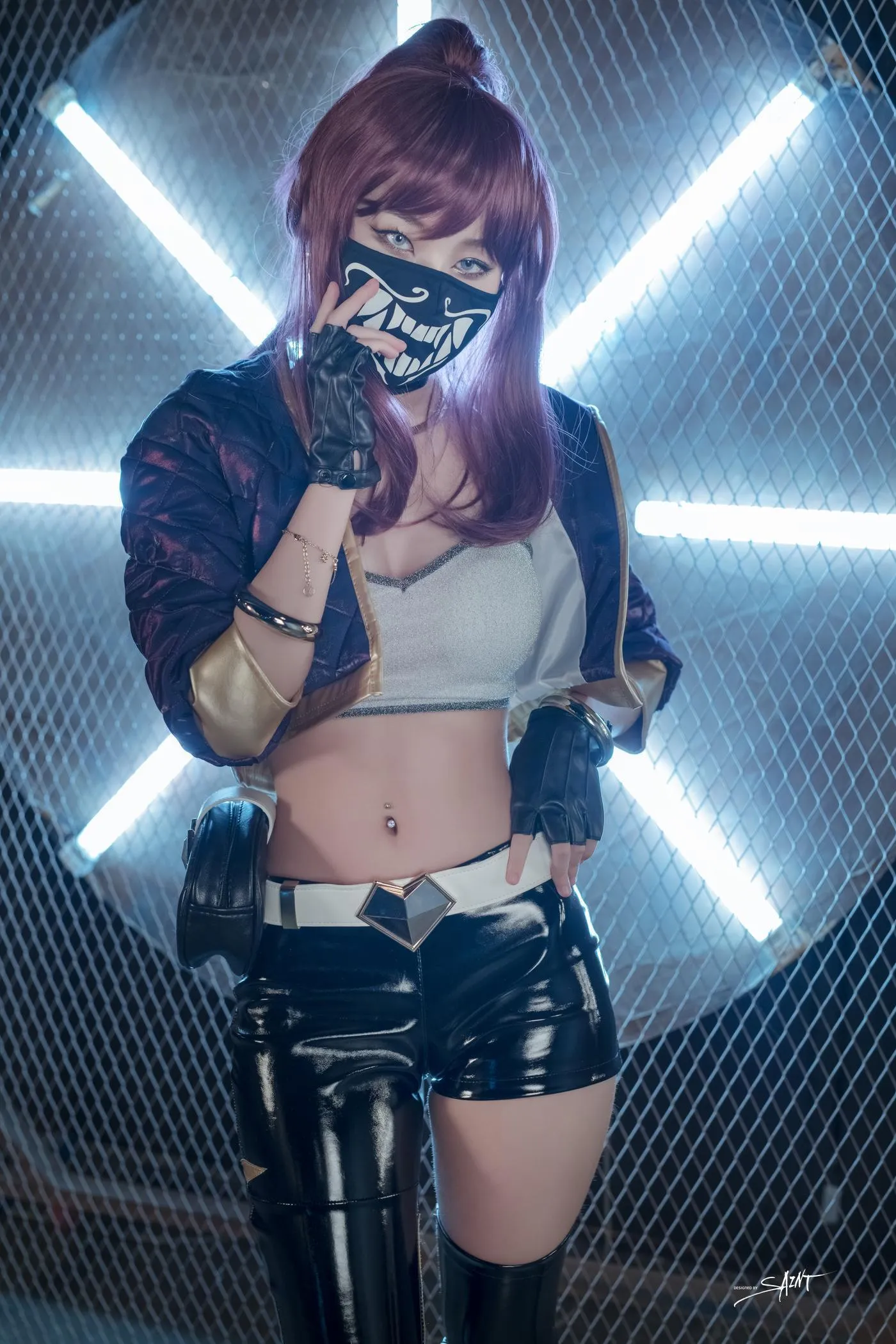 Yuna (윤아) – NO.18 [SAINT Photolife] Yuna\’s Cos Vol.04 KDA Akali & Nier Automata 2B [65P]插图