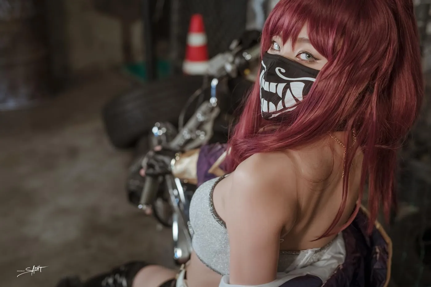 Yuna (윤아) – NO.18 [SAINT Photolife] Yuna\’s Cos Vol.04 KDA Akali & Nier Automata 2B [65P]插图1