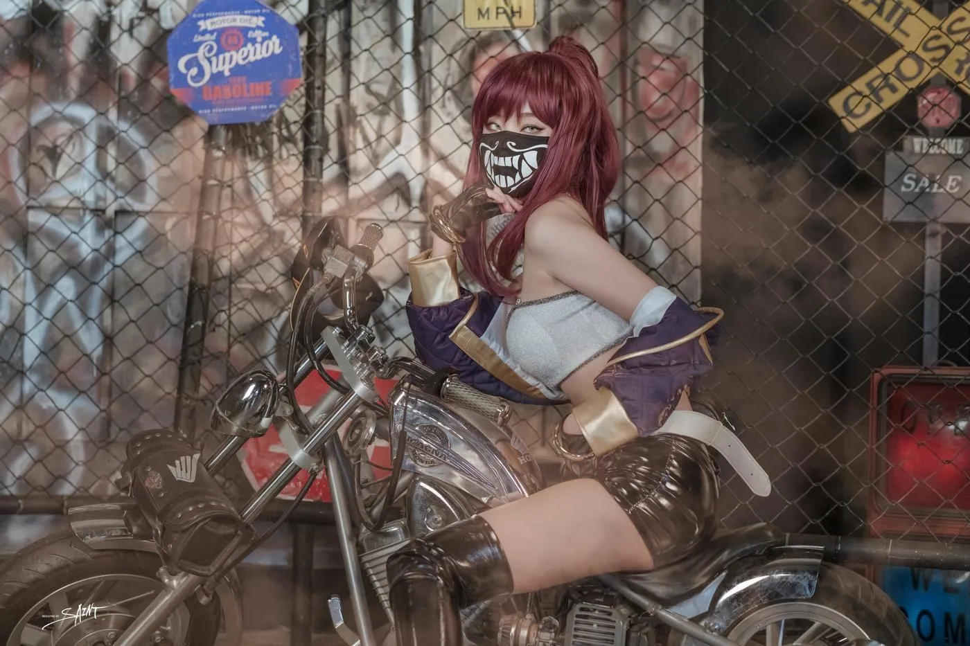 Yuna (윤아) – NO.18 [SAINT Photolife] Yuna\’s Cos Vol.04 KDA Akali & Nier Automata 2B [65P]插图2
