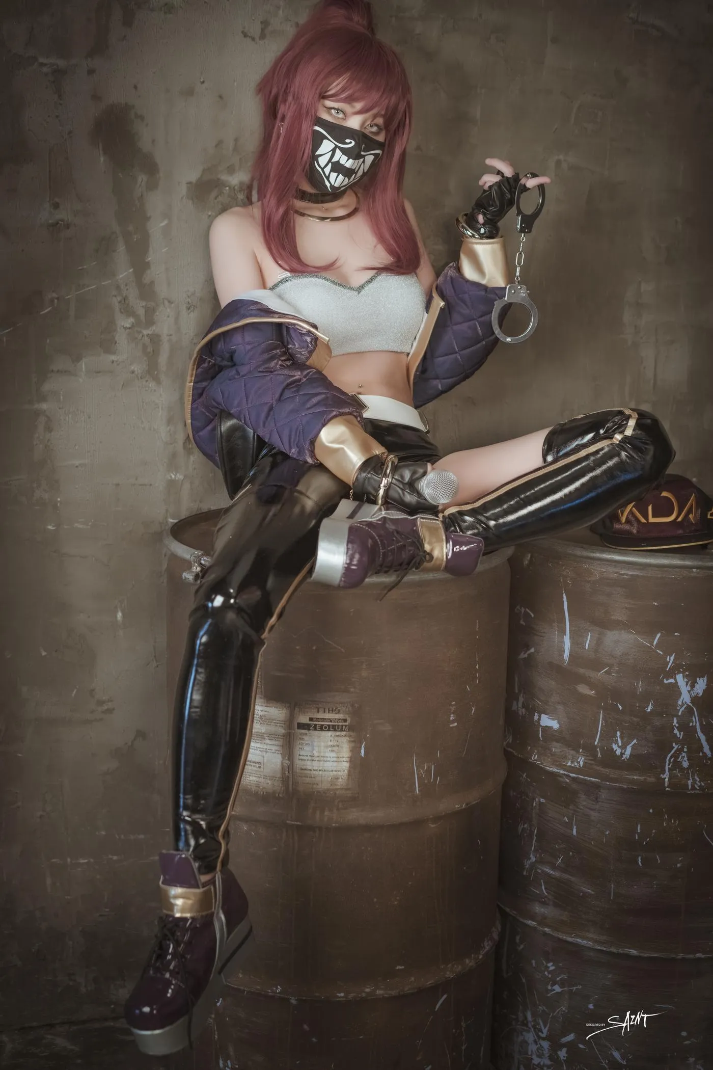 Yuna (윤아) – NO.18 [SAINT Photolife] Yuna\’s Cos Vol.04 KDA Akali & Nier Automata 2B [65P]插图3