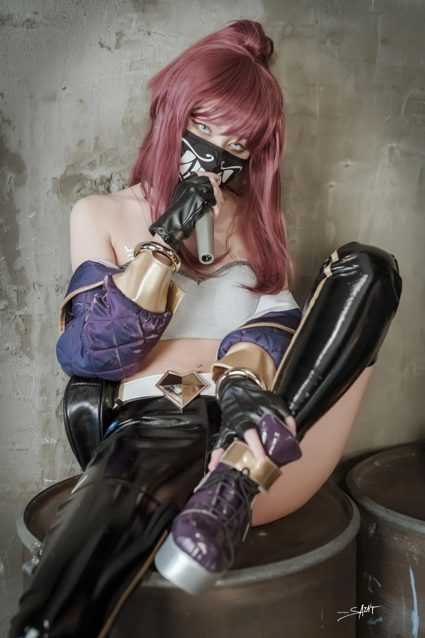 Yuna (윤아) – NO.18 [SAINT Photolife] Yuna\’s Cos Vol.04 KDA Akali & Nier Automata 2B [65P]插图5