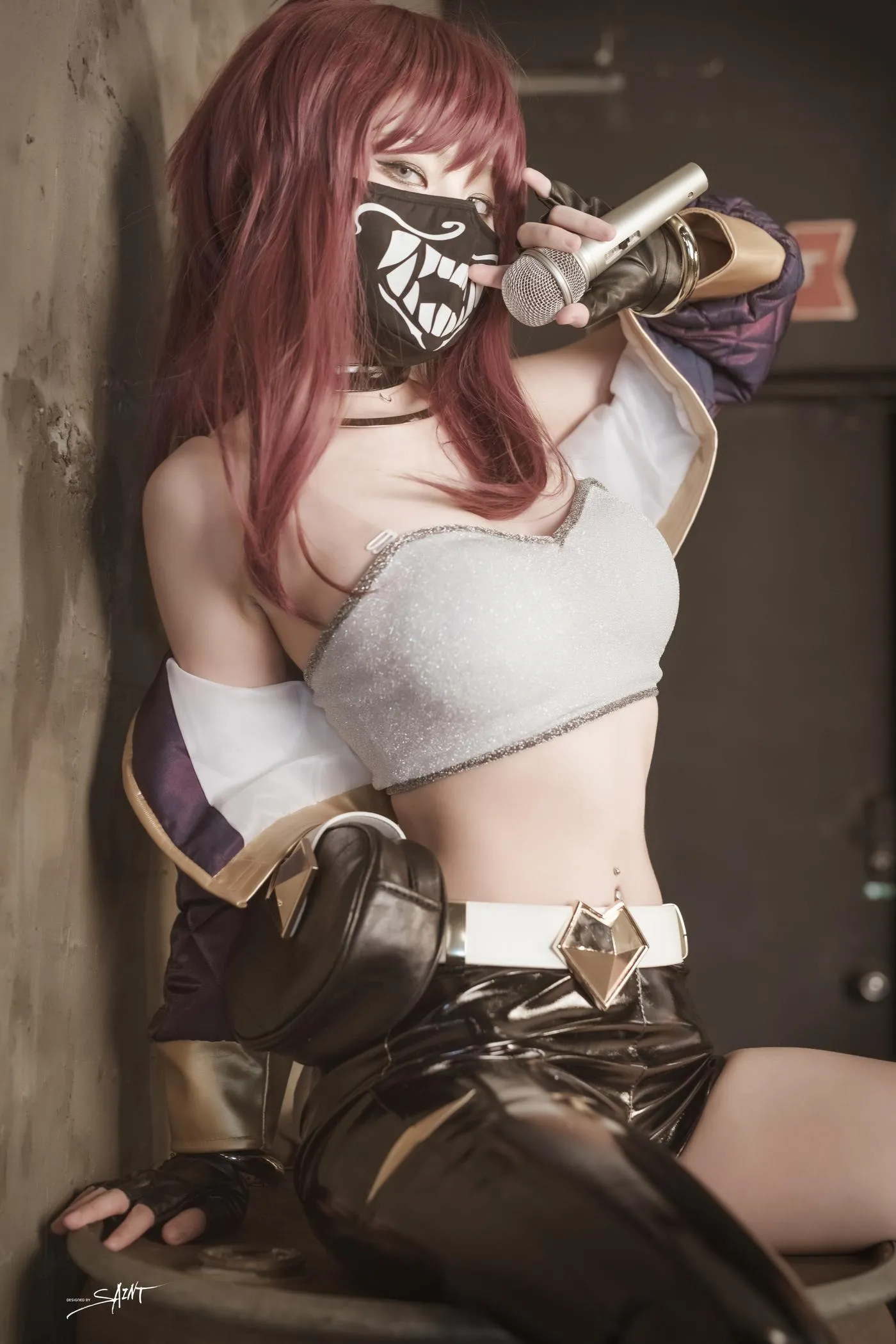 Yuna (윤아) – NO.18 [SAINT Photolife] Yuna\’s Cos Vol.04 KDA Akali & Nier Automata 2B [65P]插图6