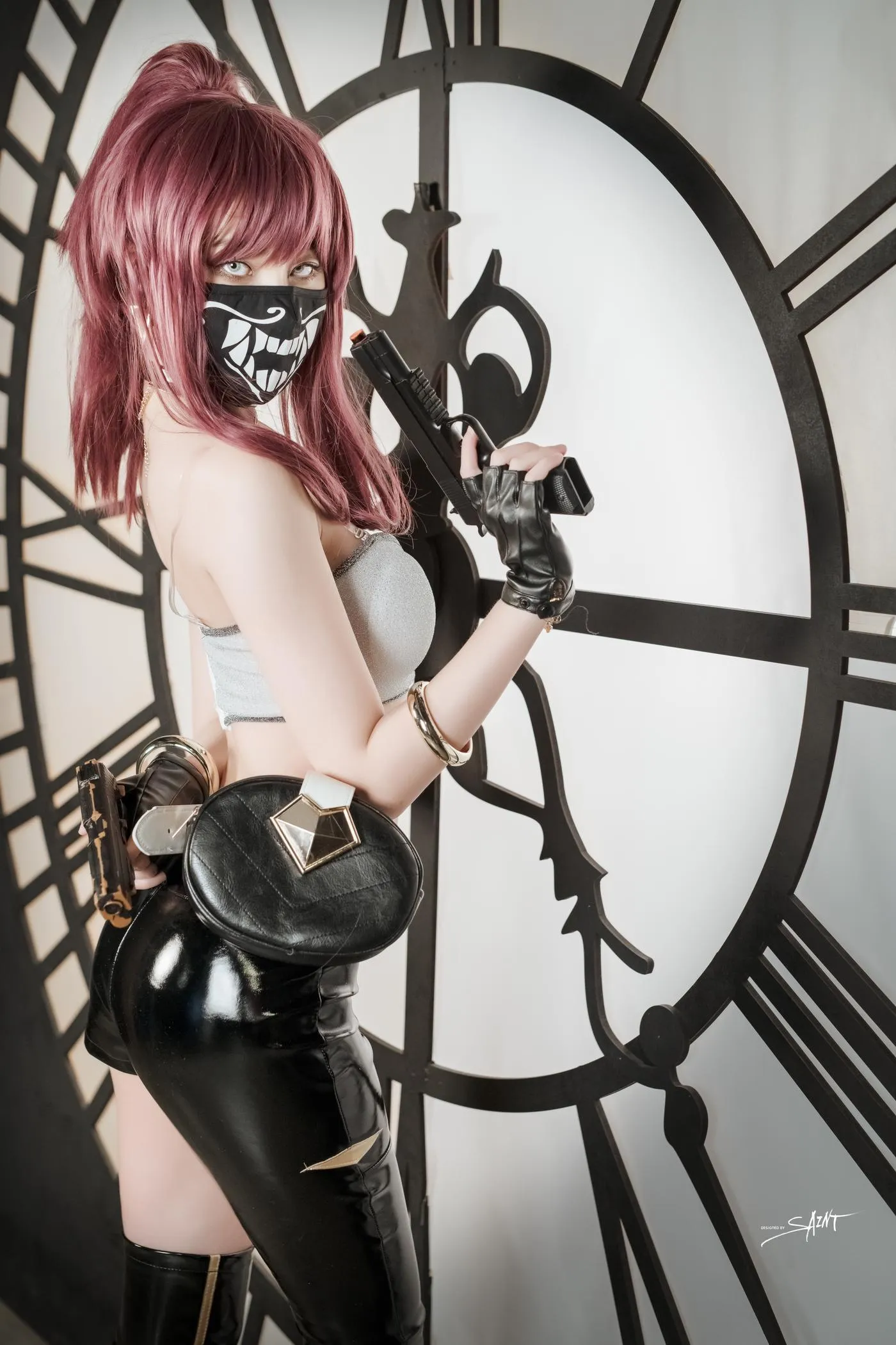 Yuna (윤아) – NO.18 [SAINT Photolife] Yuna\’s Cos Vol.04 KDA Akali & Nier Automata 2B [65P]插图9