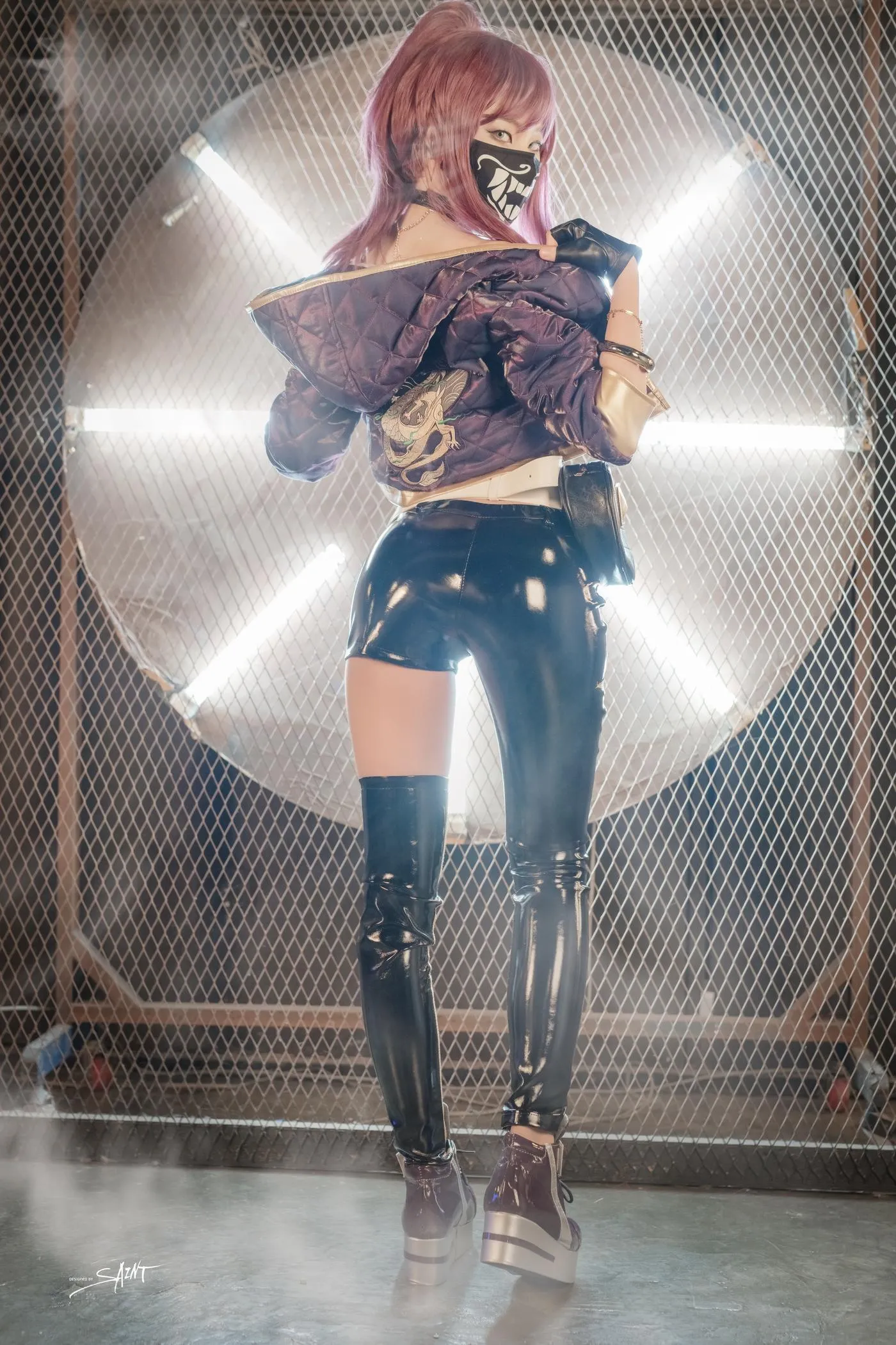 Yuna (윤아) – NO.18 [SAINT Photolife] Yuna\’s Cos Vol.04 KDA Akali & Nier Automata 2B [65P]插图1