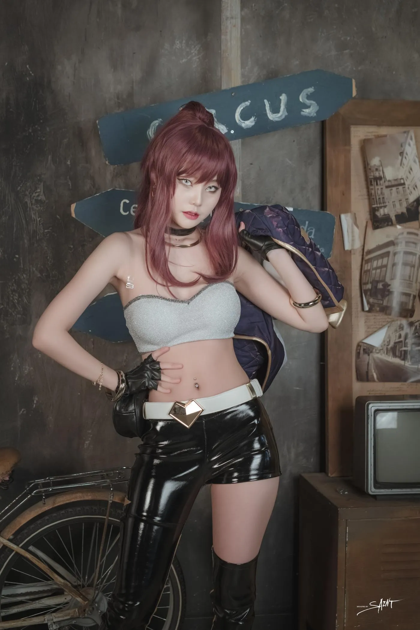 Yuna (윤아) – NO.18 [SAINT Photolife] Yuna\’s Cos Vol.04 KDA Akali & Nier Automata 2B [65P]插图2