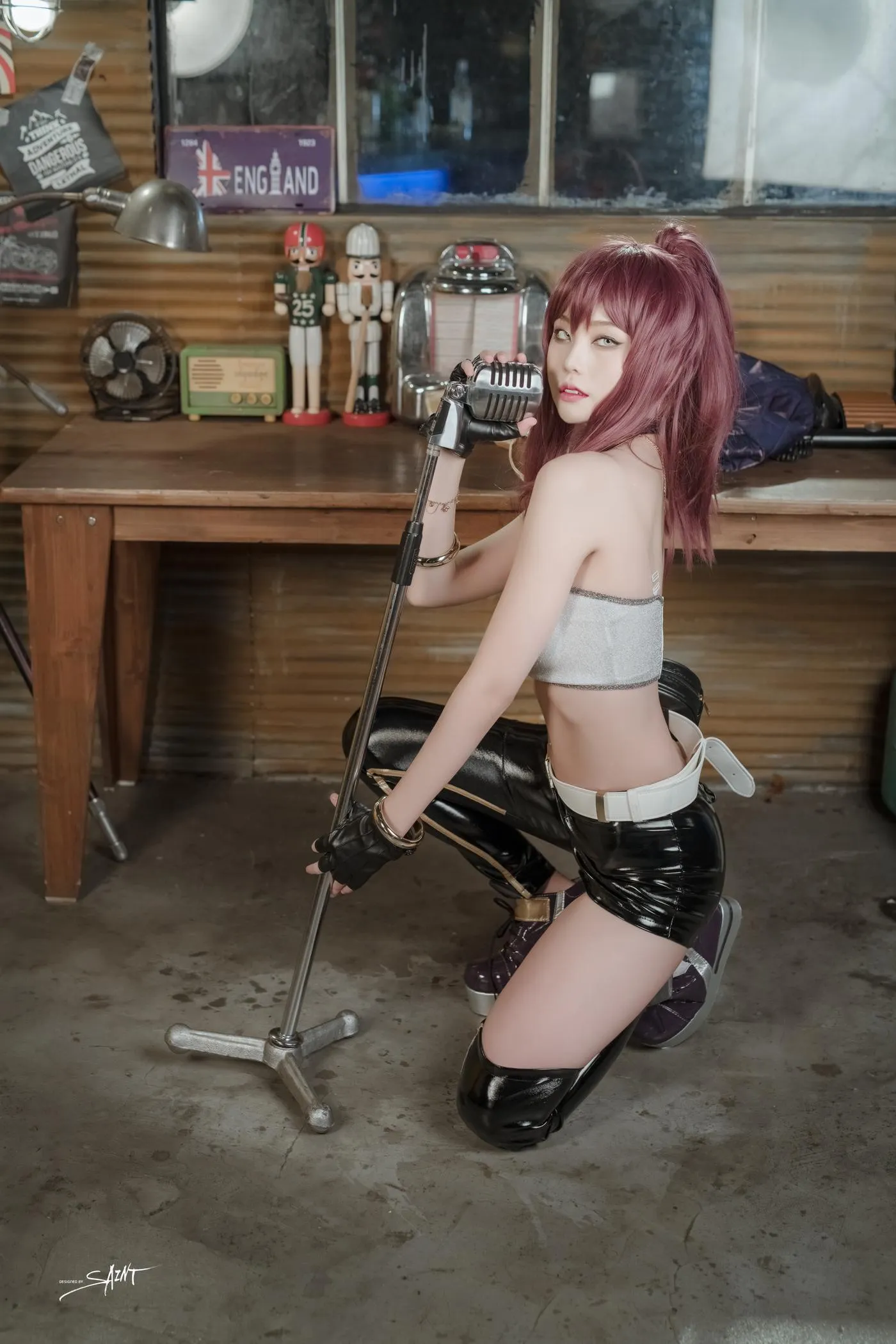 Yuna (윤아) – NO.18 [SAINT Photolife] Yuna\’s Cos Vol.04 KDA Akali & Nier Automata 2B [65P]插图3