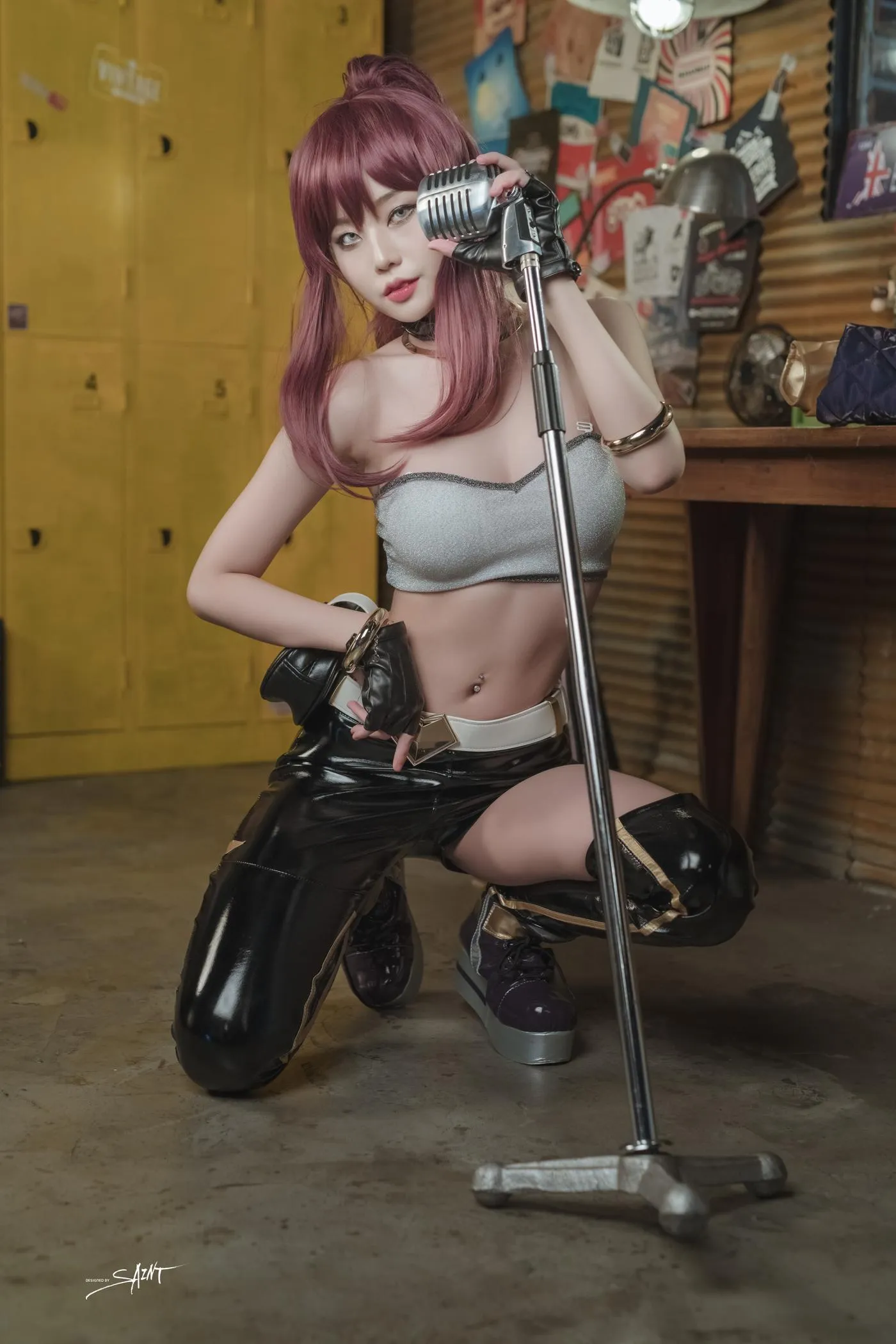 Yuna (윤아) – NO.18 [SAINT Photolife] Yuna\’s Cos Vol.04 KDA Akali & Nier Automata 2B [65P]插图4