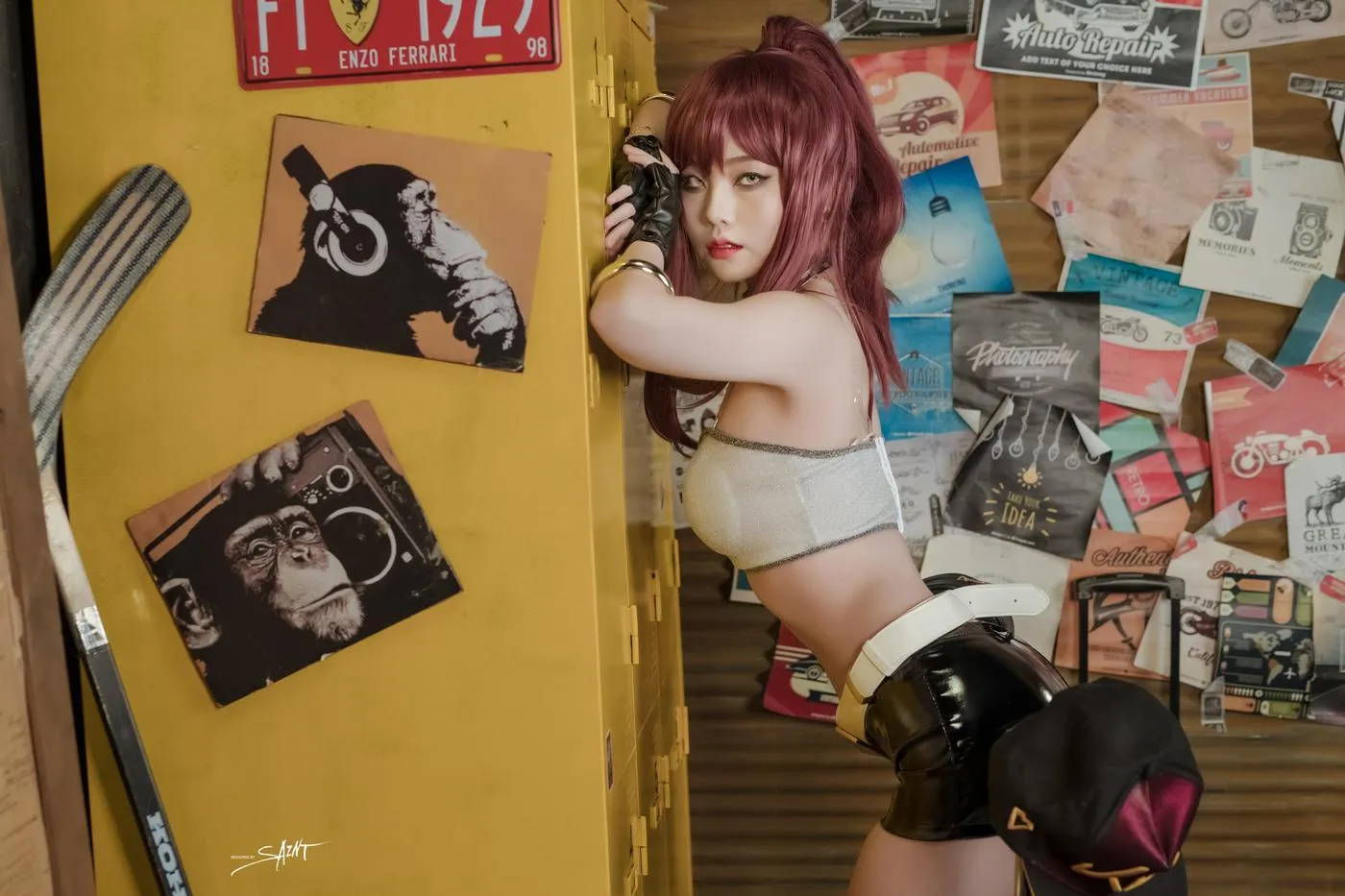 Yuna (윤아) – NO.18 [SAINT Photolife] Yuna\’s Cos Vol.04 KDA Akali & Nier Automata 2B [65P]插图6