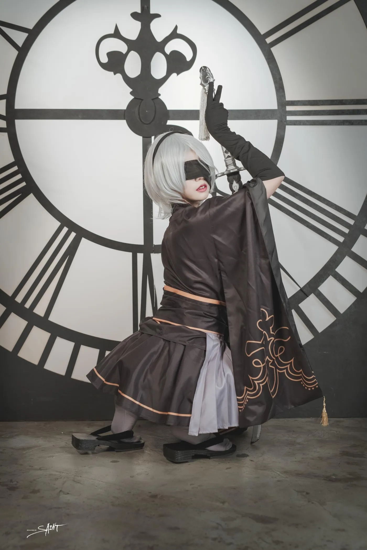 Yuna (윤아) – NO.18 [SAINT Photolife] Yuna\’s Cos Vol.04 KDA Akali & Nier Automata 2B [65P]插图7