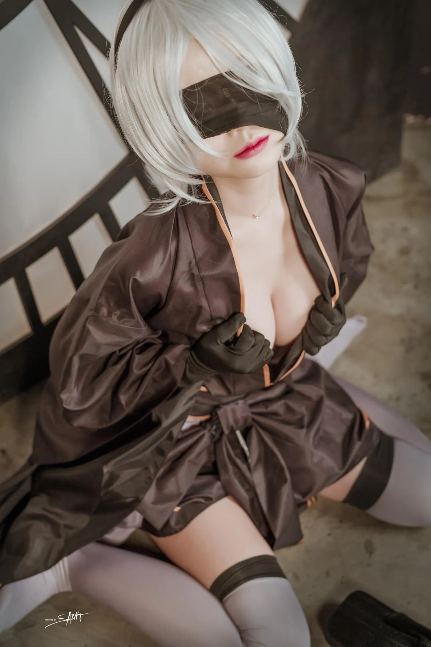 Yuna (윤아) – NO.18 [SAINT Photolife] Yuna\’s Cos Vol.04 KDA Akali & Nier Automata 2B [65P]插图8