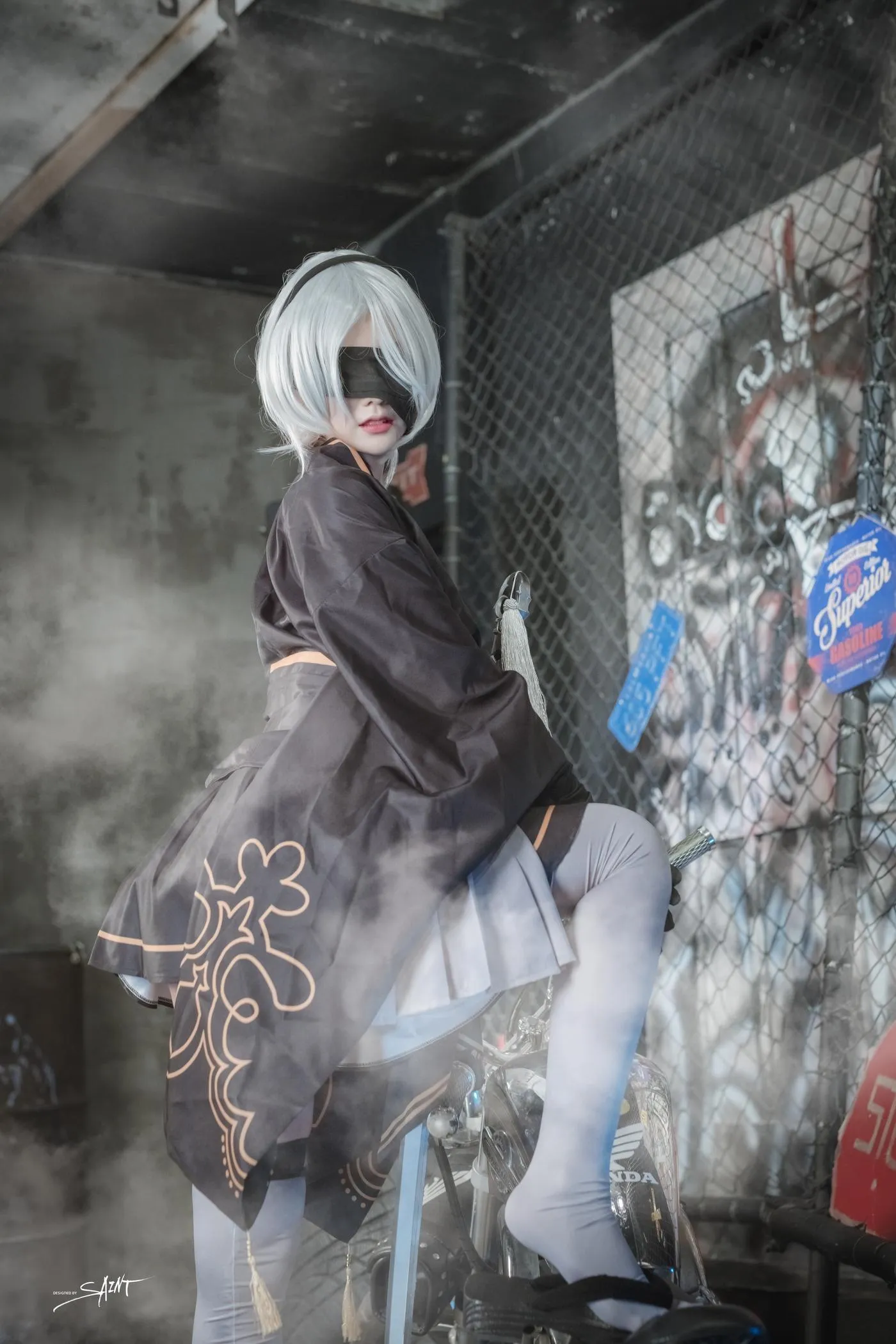 Yuna (윤아) – NO.18 [SAINT Photolife] Yuna\’s Cos Vol.04 KDA Akali & Nier Automata 2B [65P]插图9
