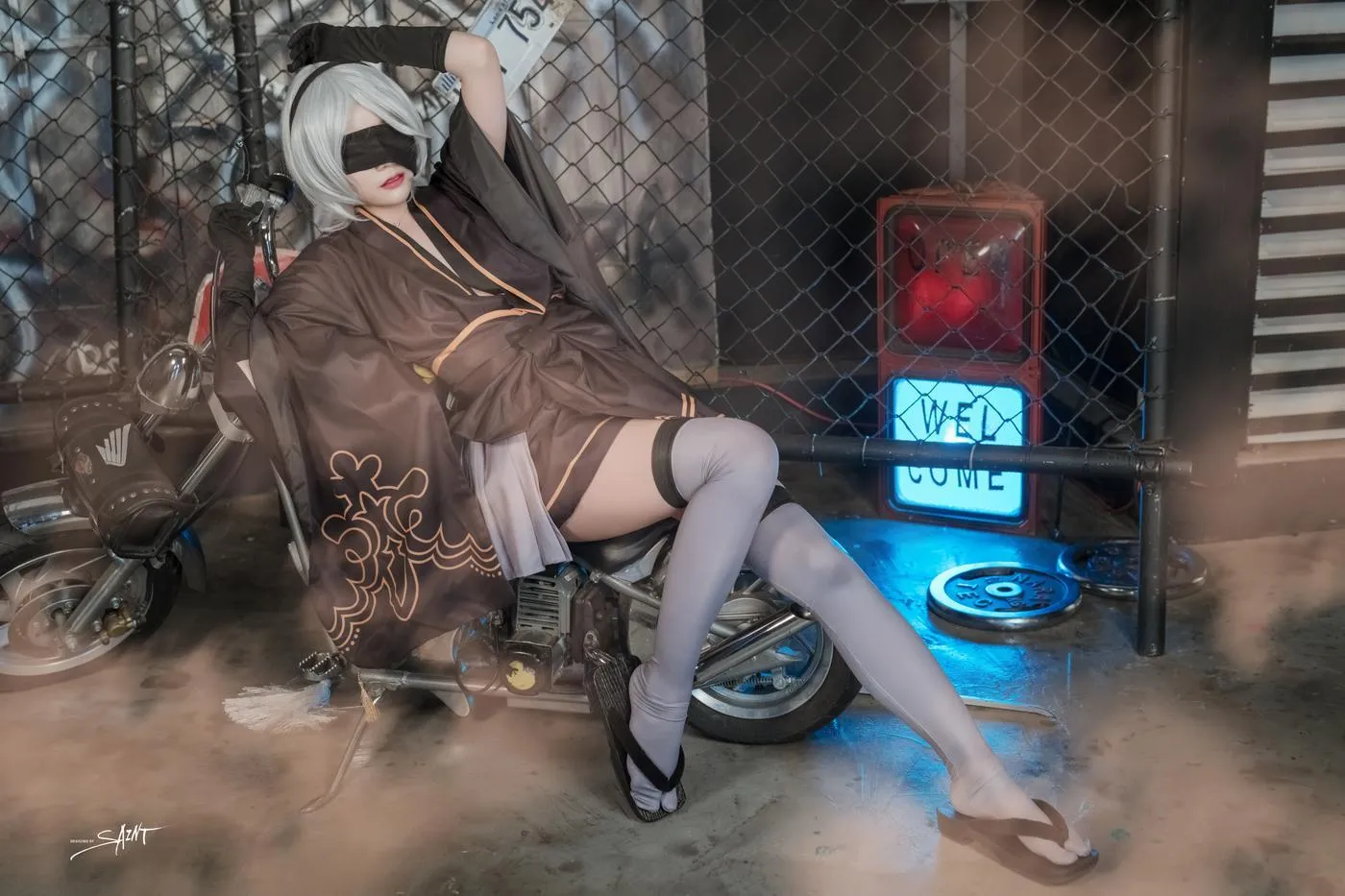Yuna (윤아) – NO.18 [SAINT Photolife] Yuna\’s Cos Vol.04 KDA Akali & Nier Automata 2B [65P]插图